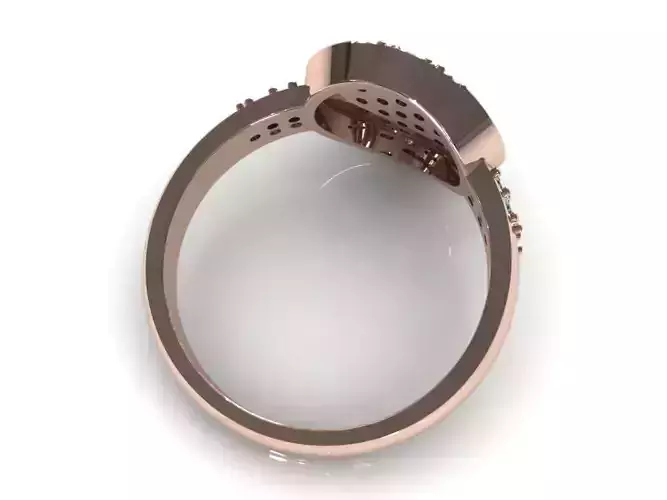 C3D Diamond Ring 012 3D print model