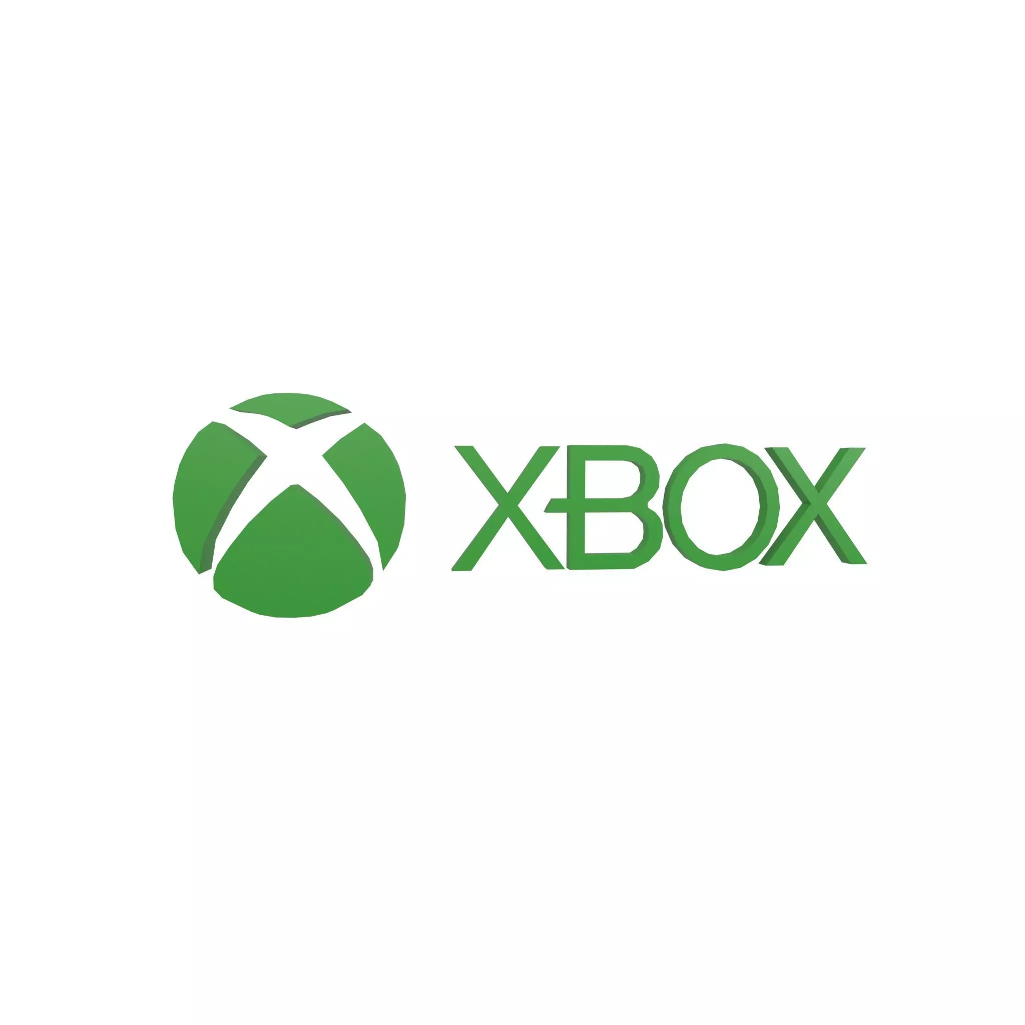 Xbox 2012 Logo v1 001 Free low-poly 3D model