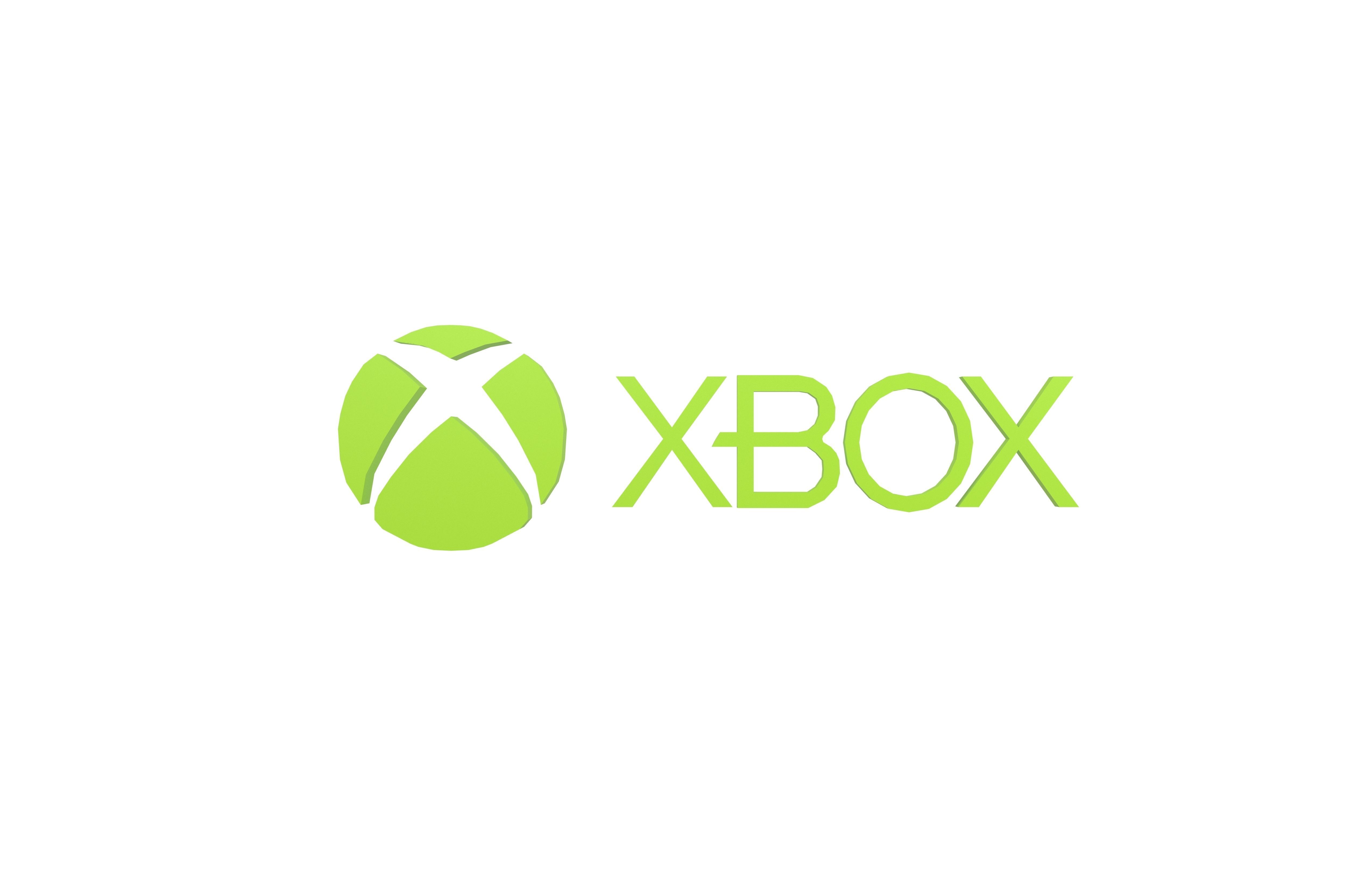 Xbox 2012 Logo v1 002 Free low-poly 3D model_1