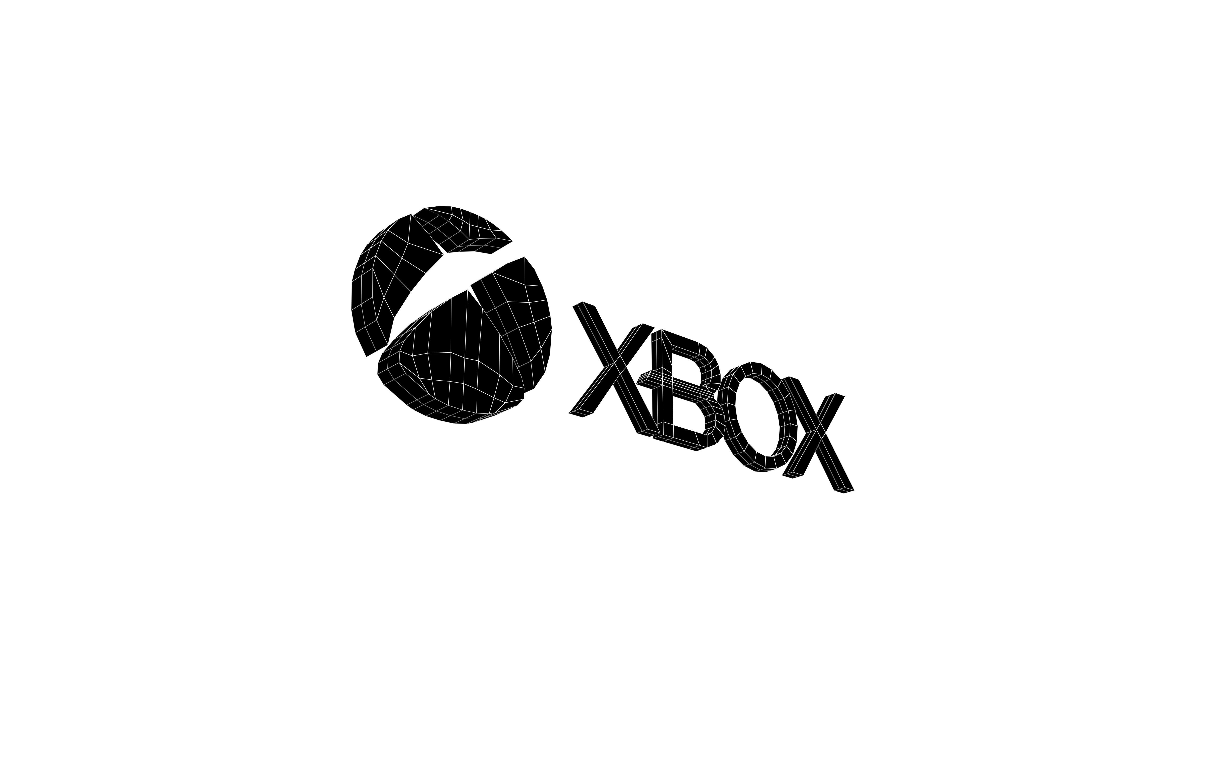 Xbox 2012 Logo v1 002 Free low-poly 3D model_7