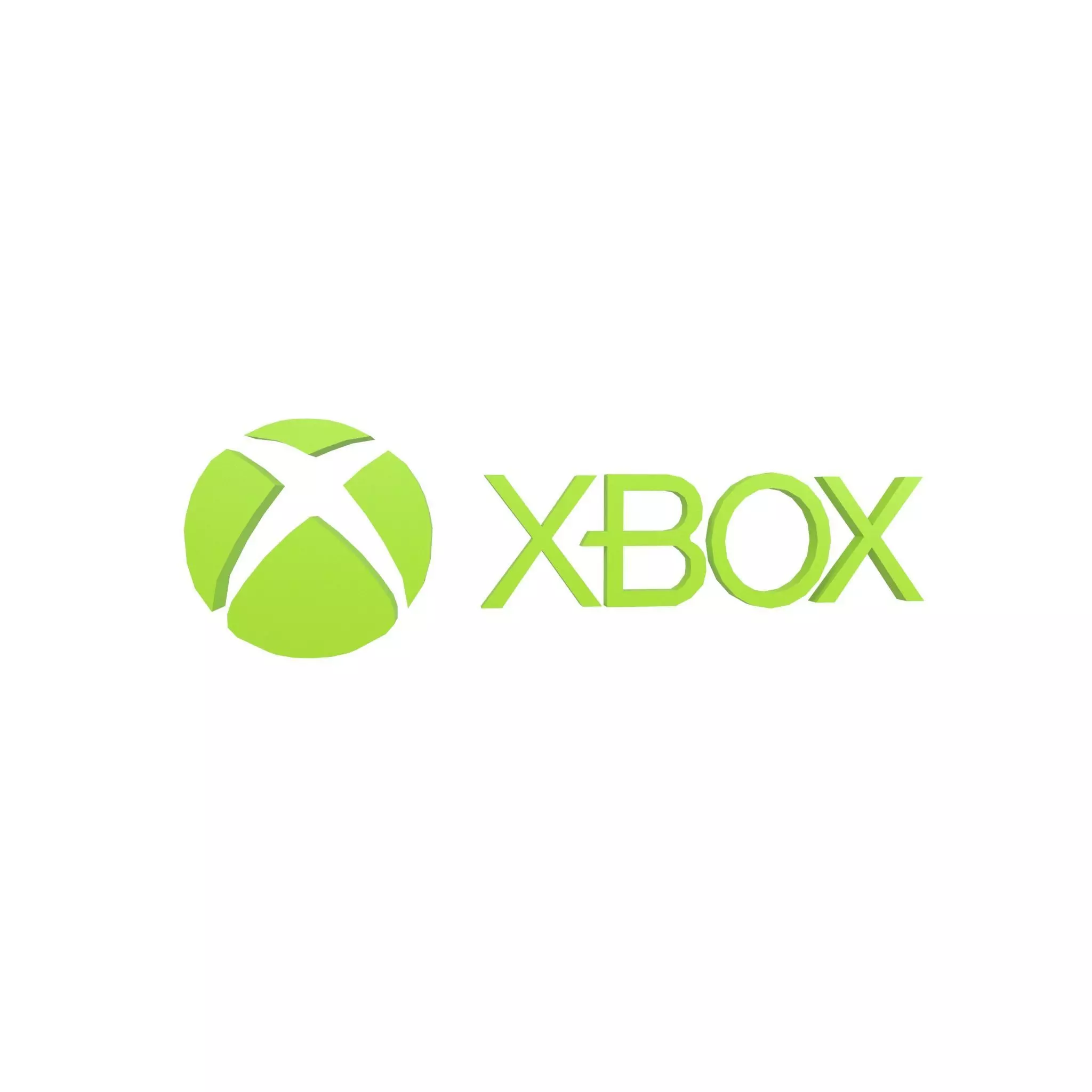 Xbox 2012 Logo v1 003 Free low-poly 3D model_0