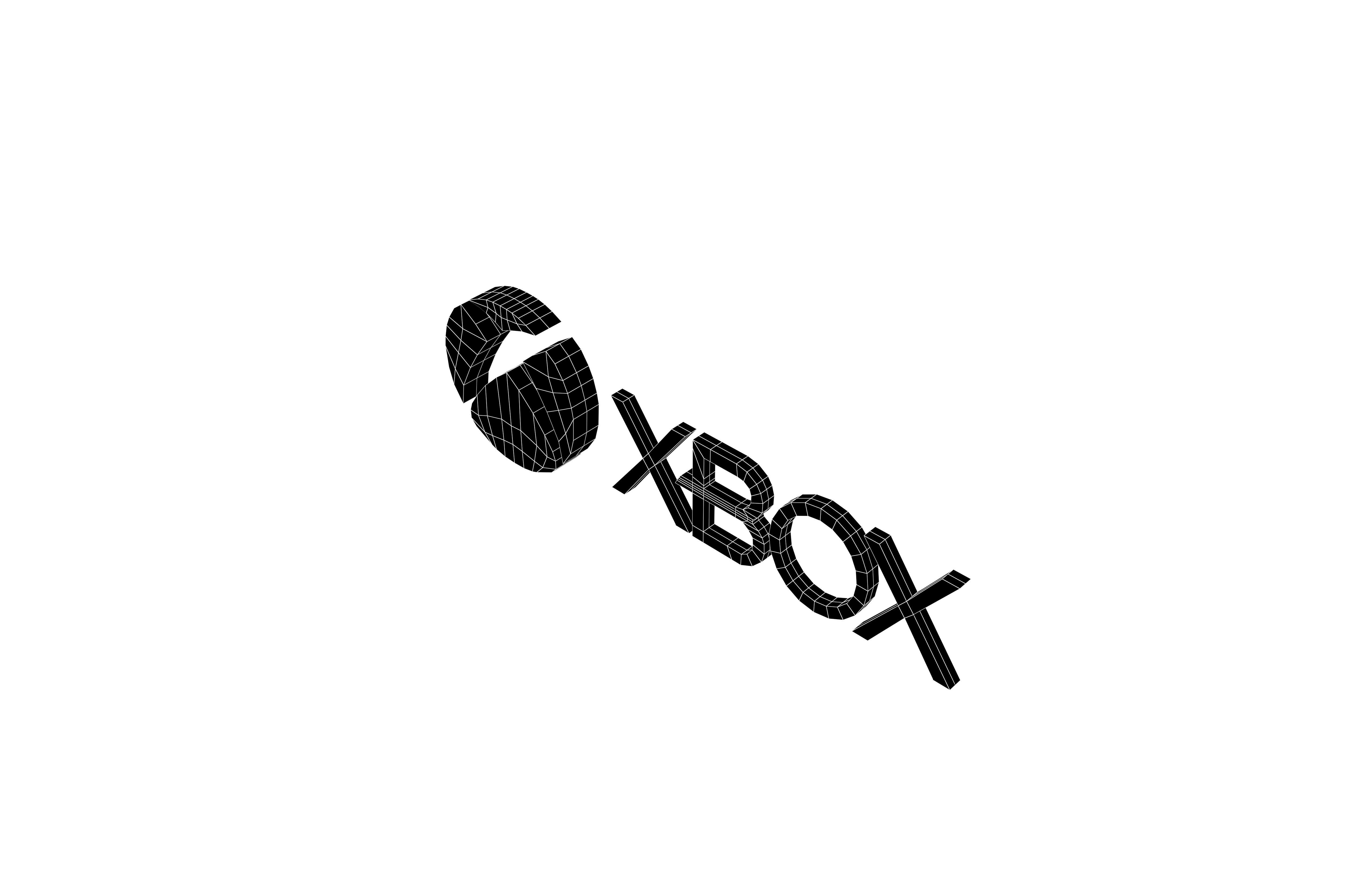 Xbox 2012 Logo v1 003 Free low-poly 3D model_6