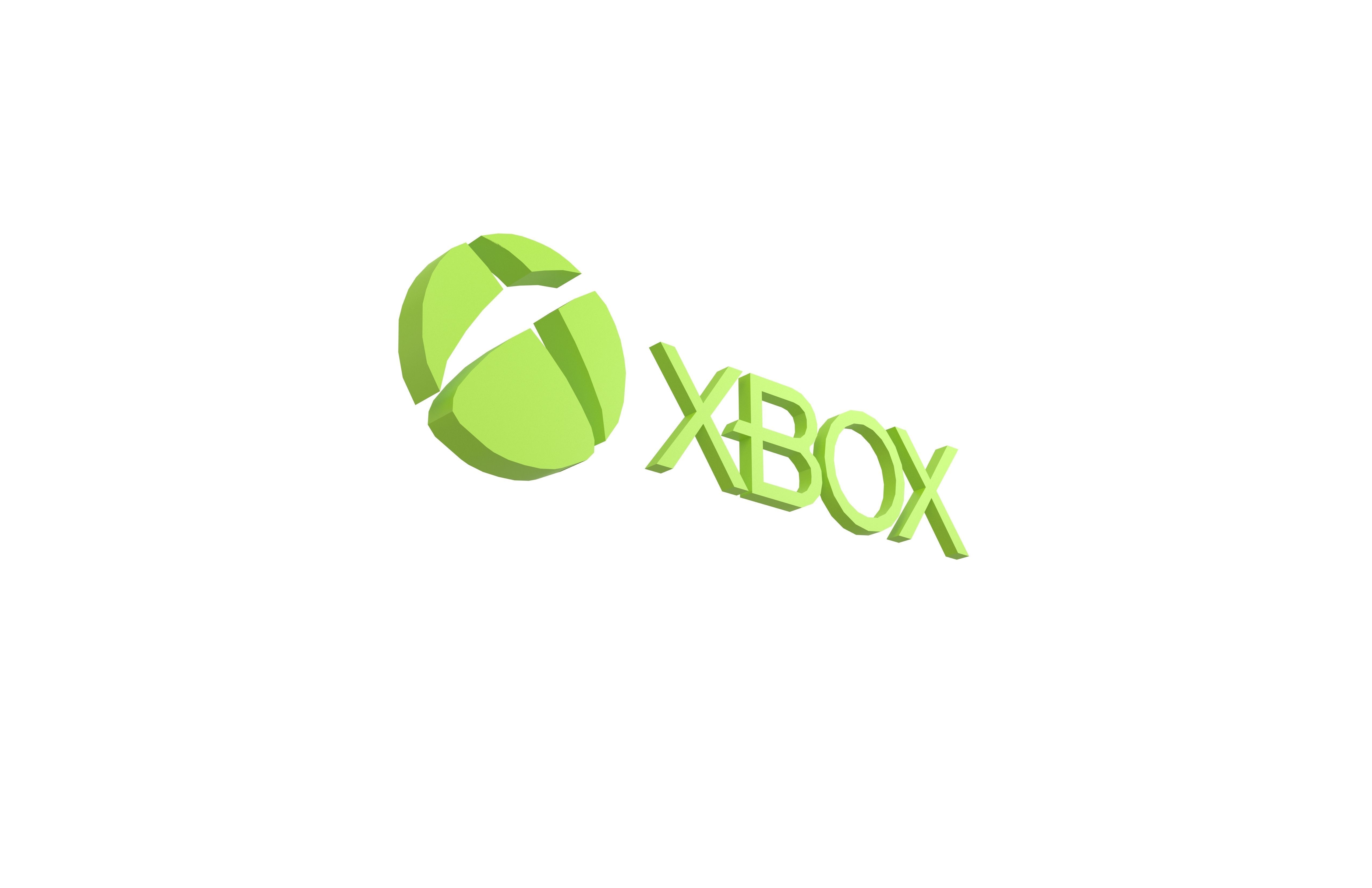 Xbox 2012 Logo v1 003 Free low-poly 3D model_3