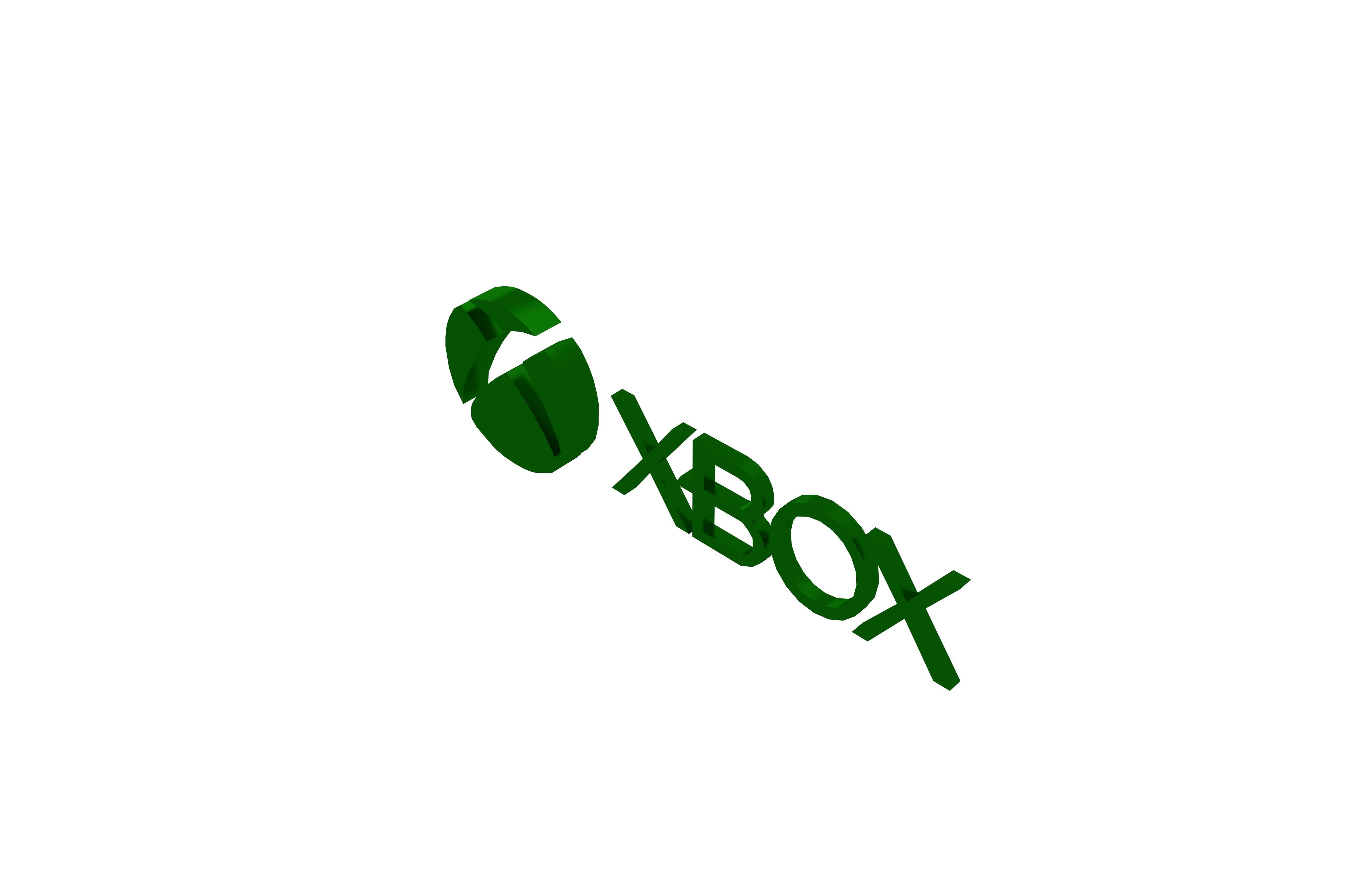 Xbox 2012 Logo v1 004 Free low-poly 3D model_2