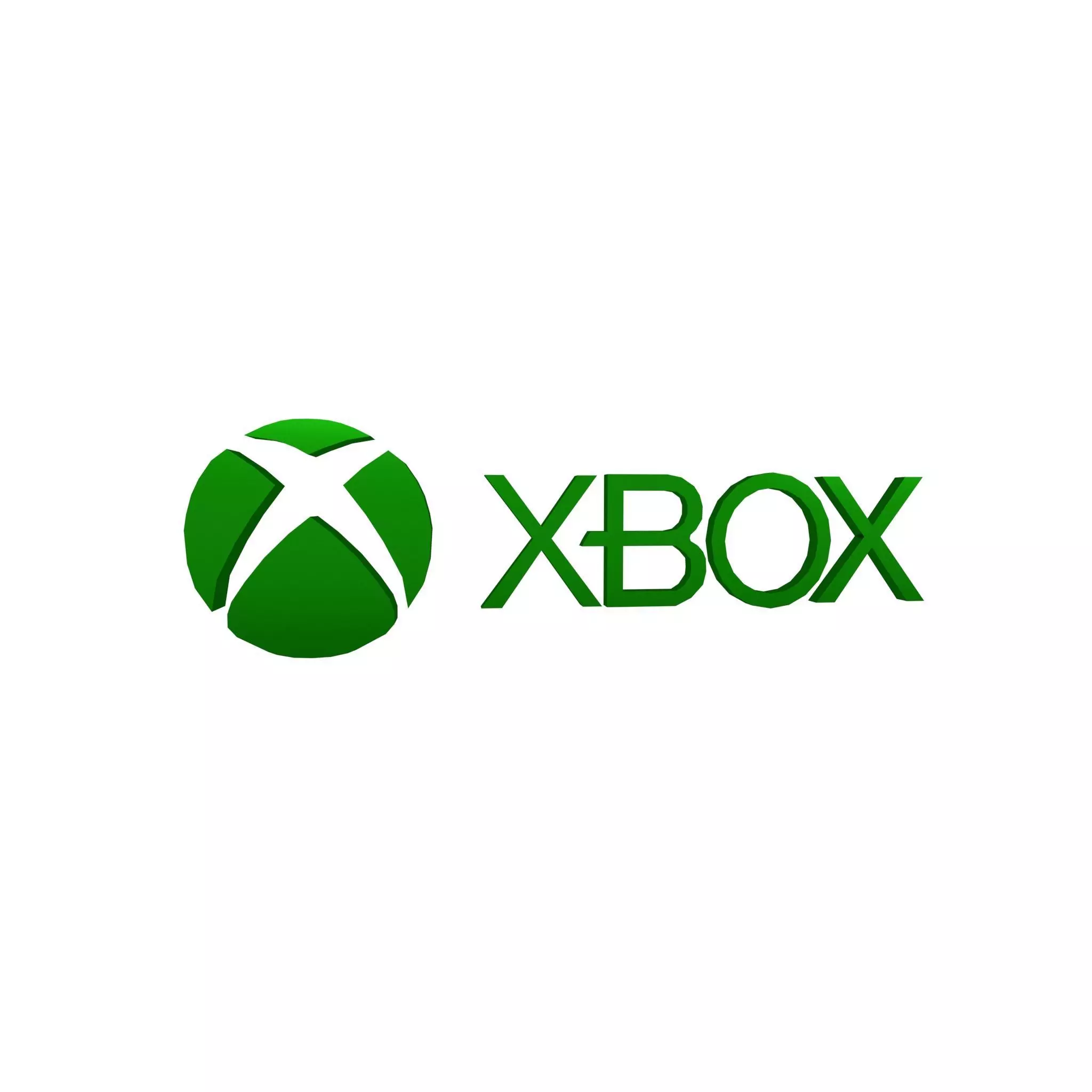 Xbox 2012 Logo v1 004 Free low-poly 3D model_0
