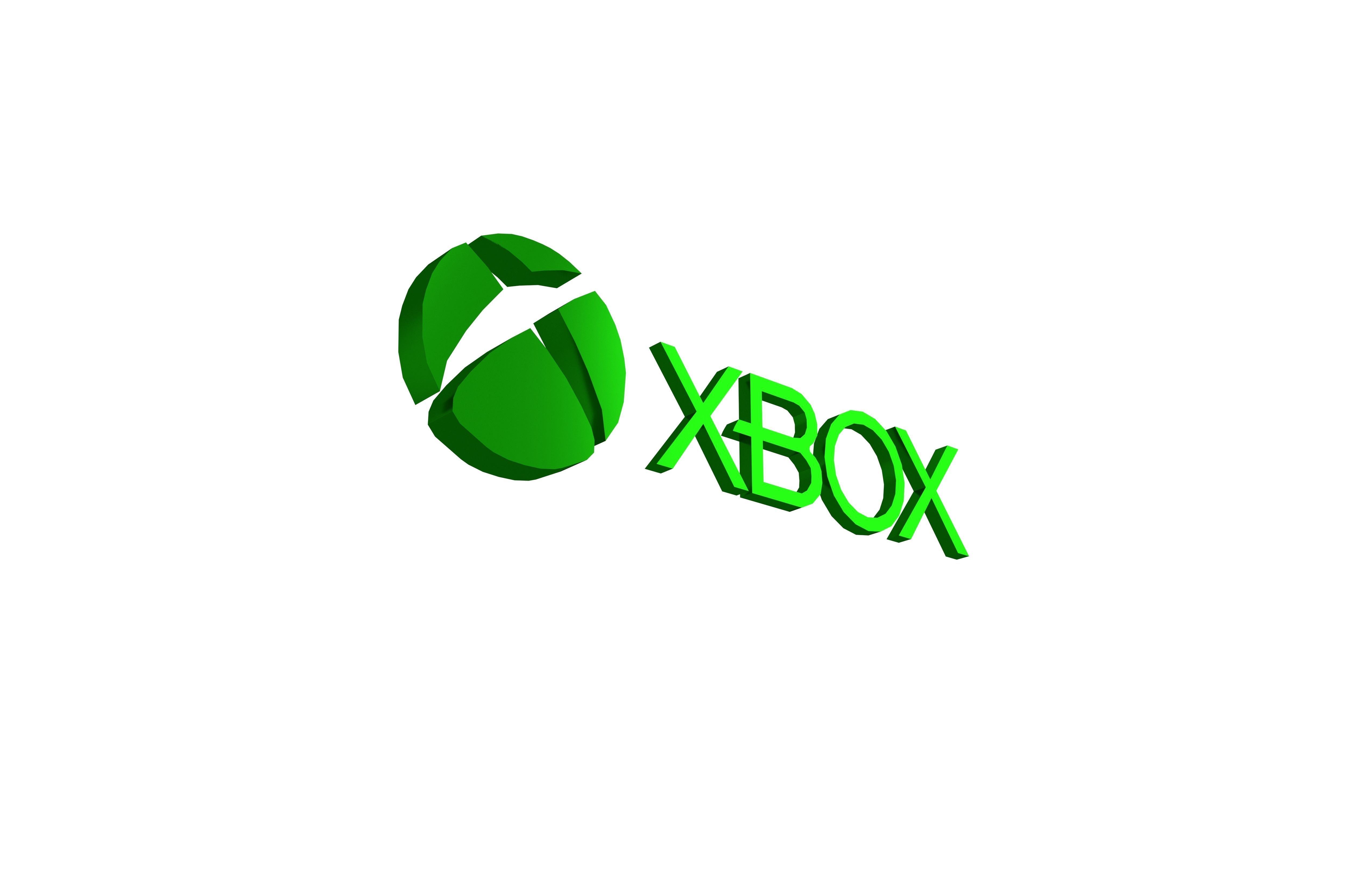 Xbox 2012 Logo v1 004 Free low-poly 3D model_3