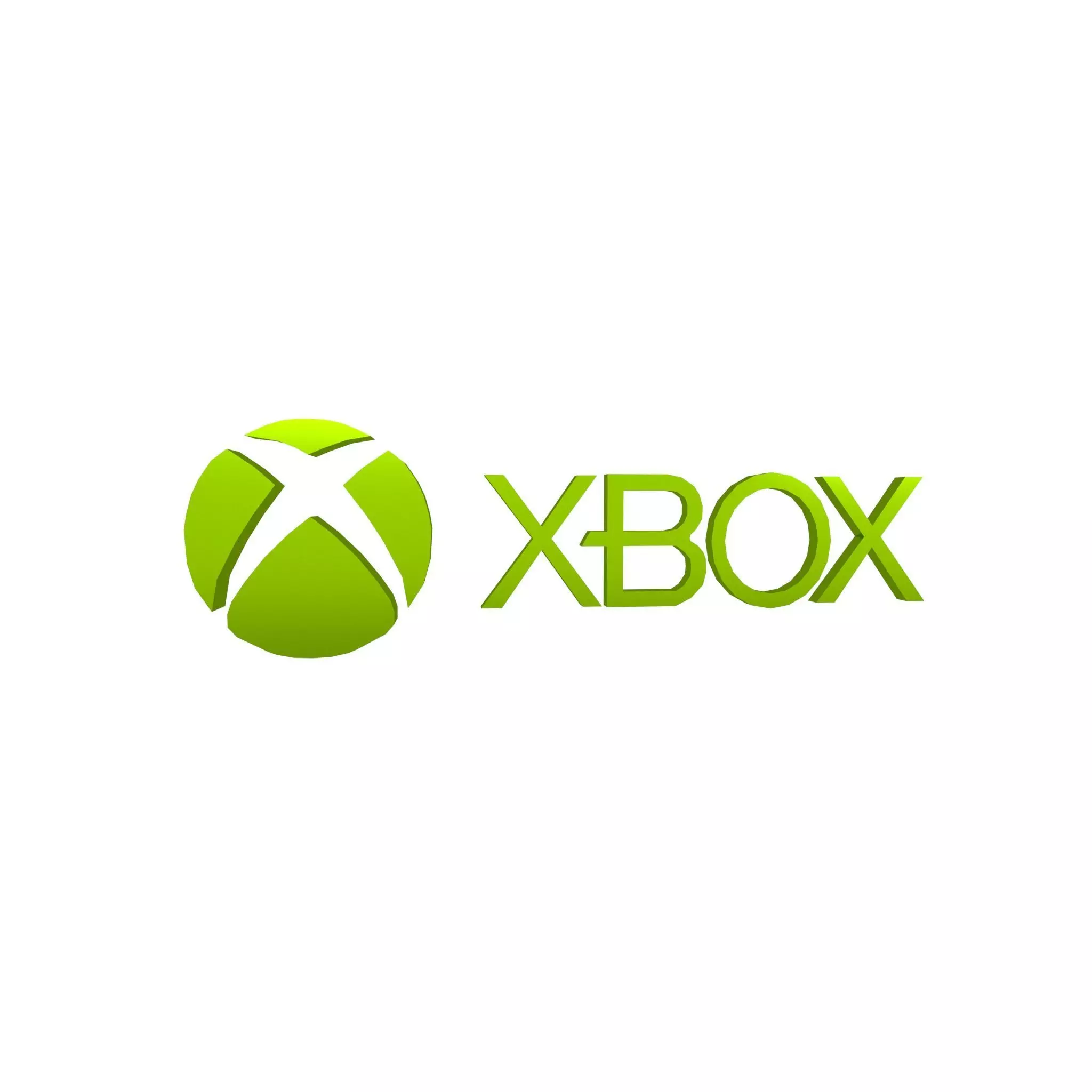 Xbox 2012 Logo v1 005 Free low-poly 3D model_0