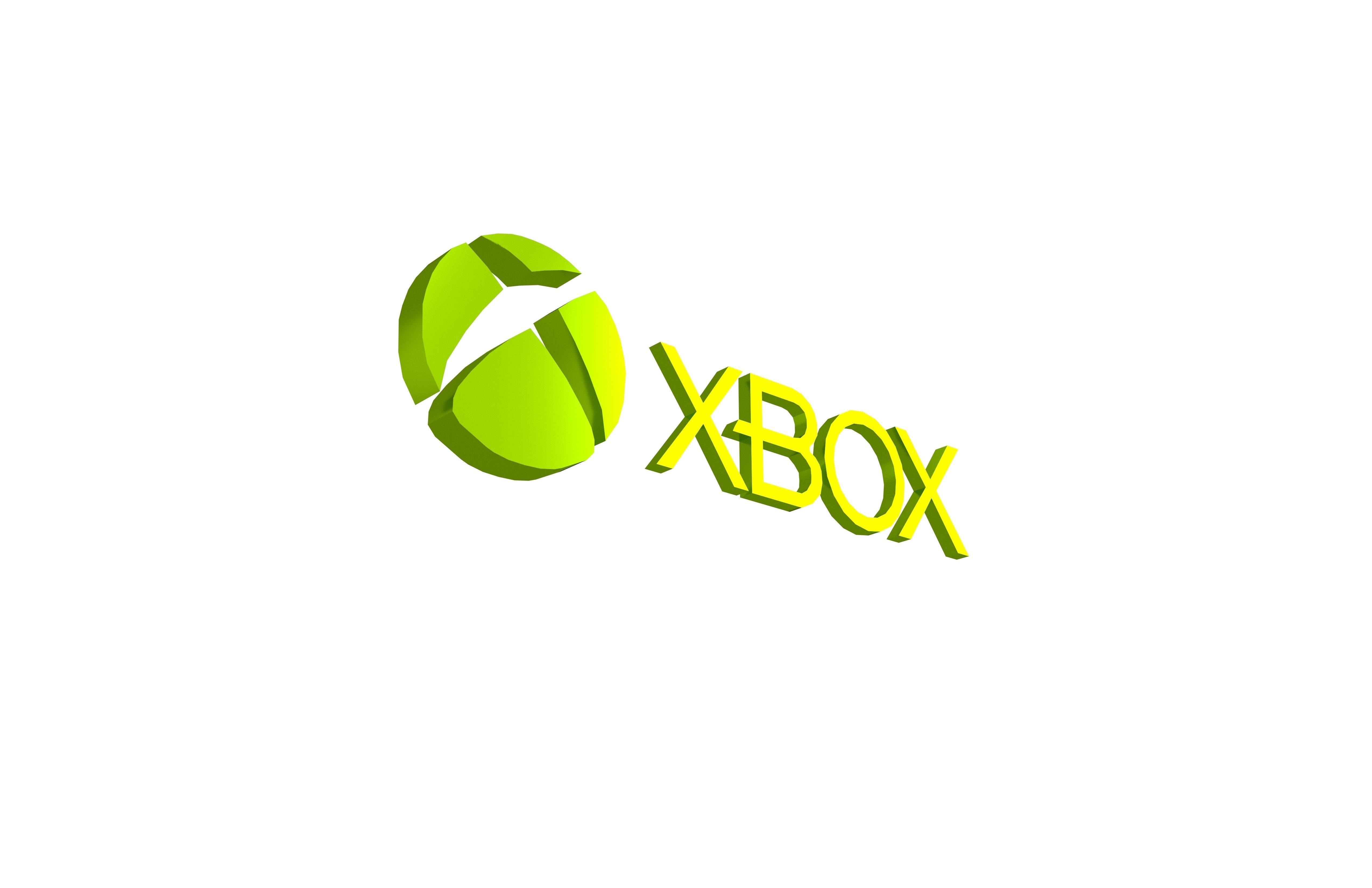 Xbox 2012 Logo v1 005 Free low-poly 3D model_3