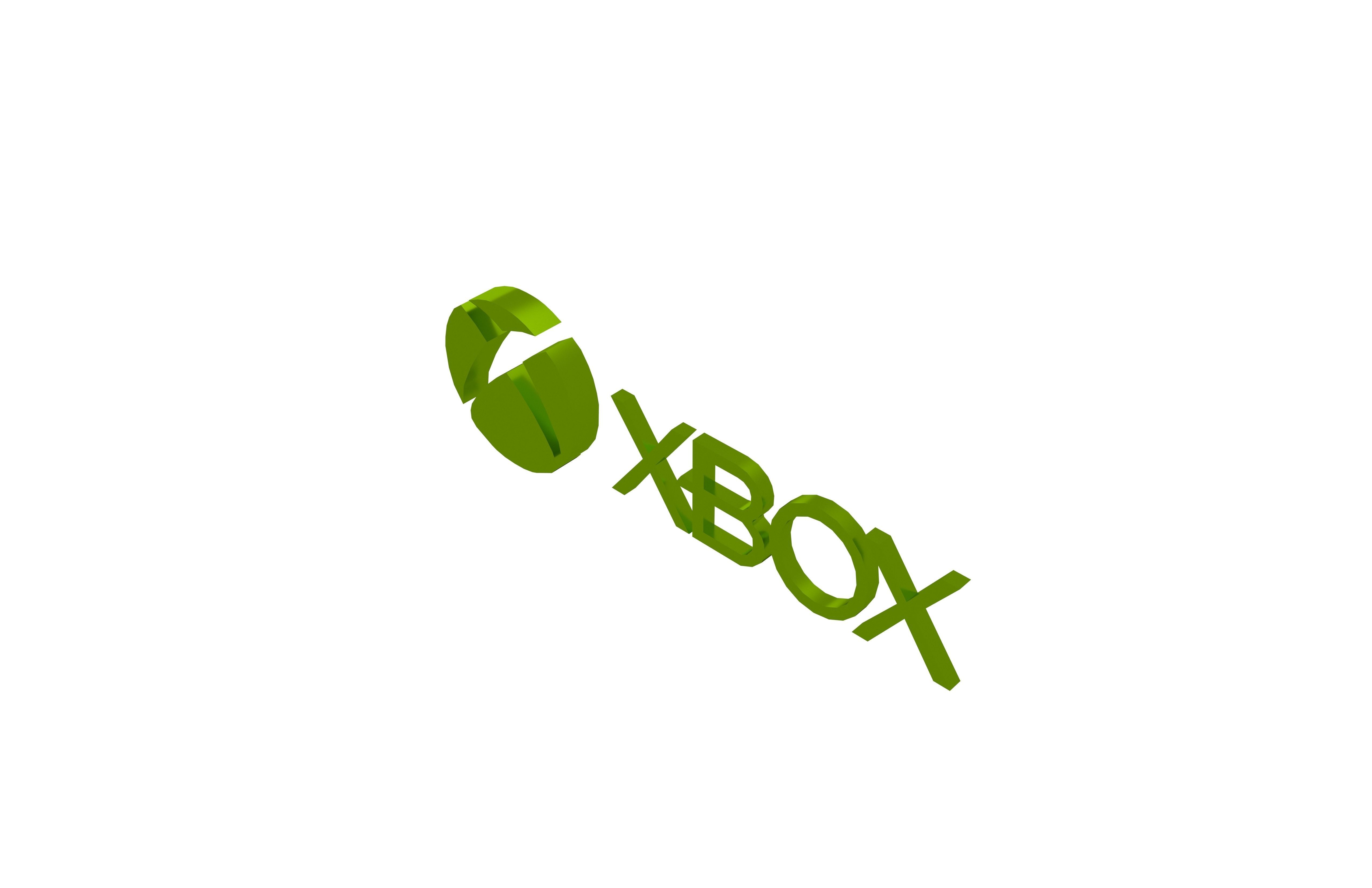 Xbox 2012 Logo v1 005 Free low-poly 3D model_2
