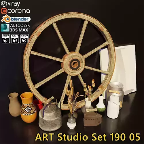 Artist Studio Still life Set 190 05