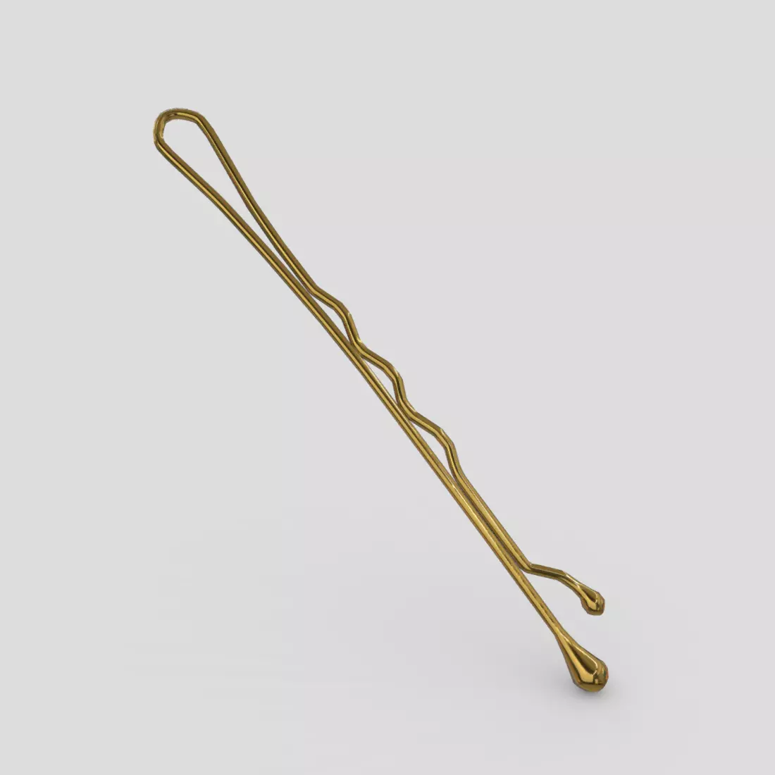 Hairpin Low-poly 3D model_0