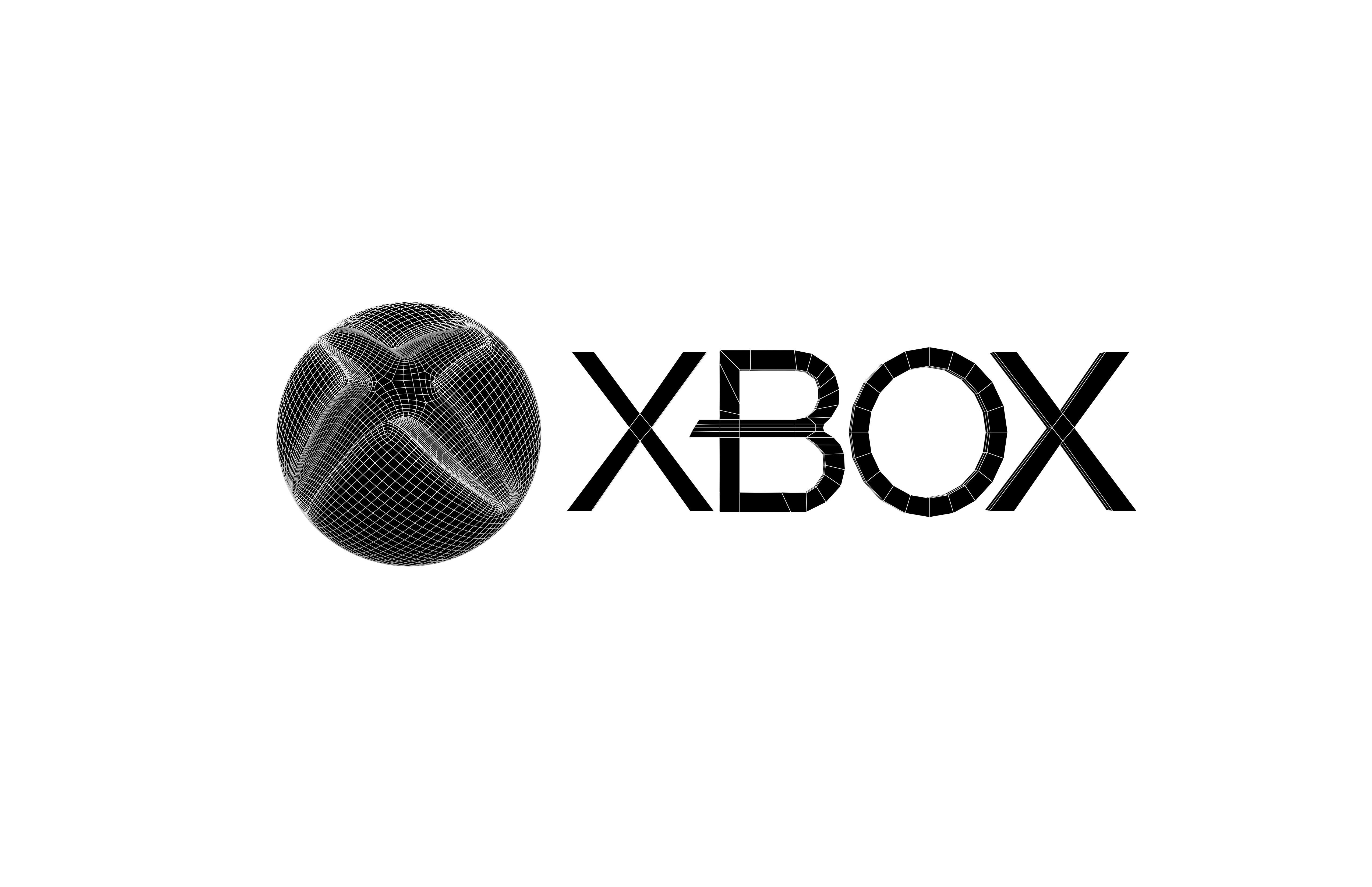 Xbox 2013 Logo v1 002 Free low-poly 3D model_5