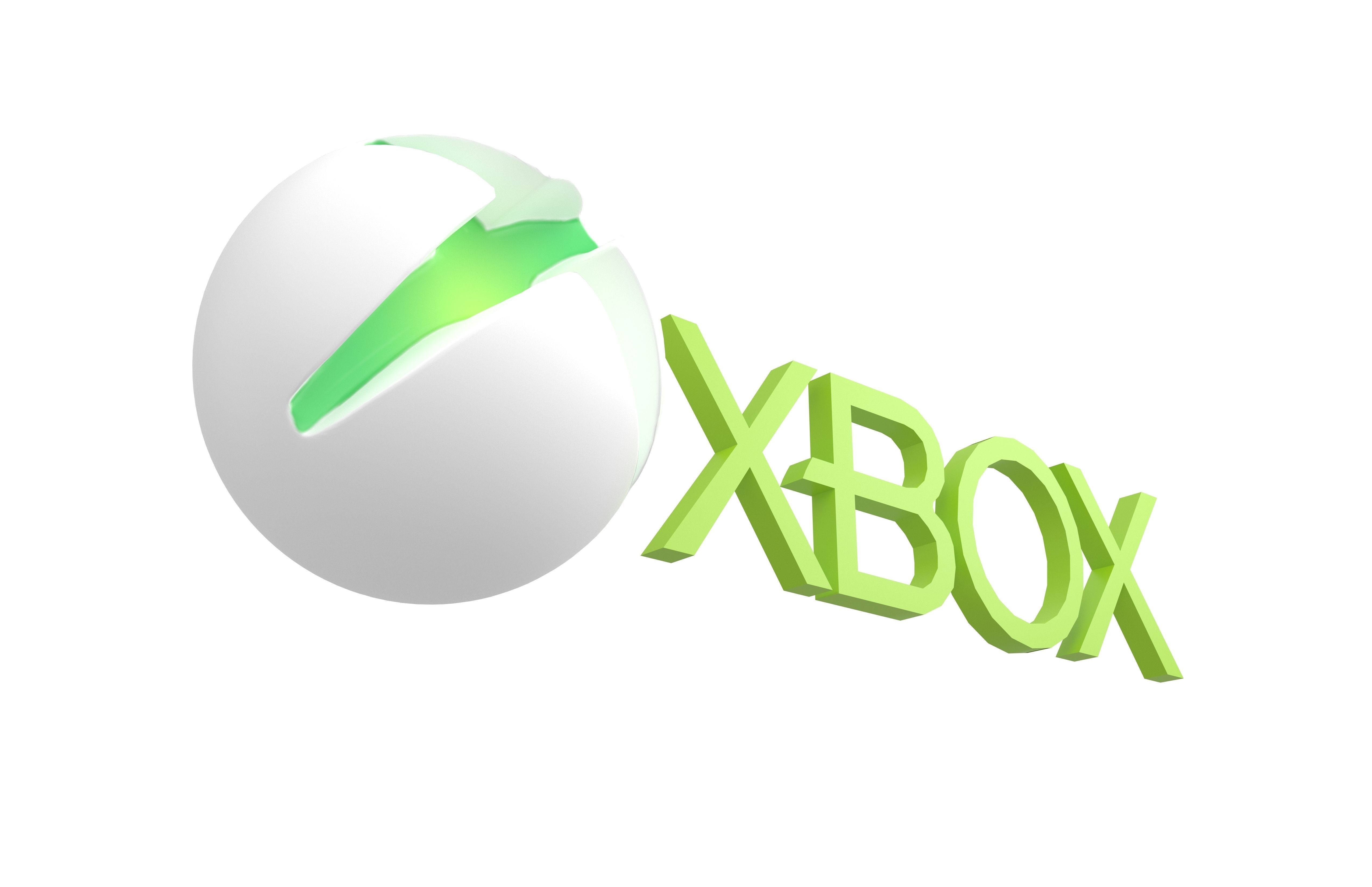 Xbox 2013 Logo v1 002 Free low-poly 3D model_3