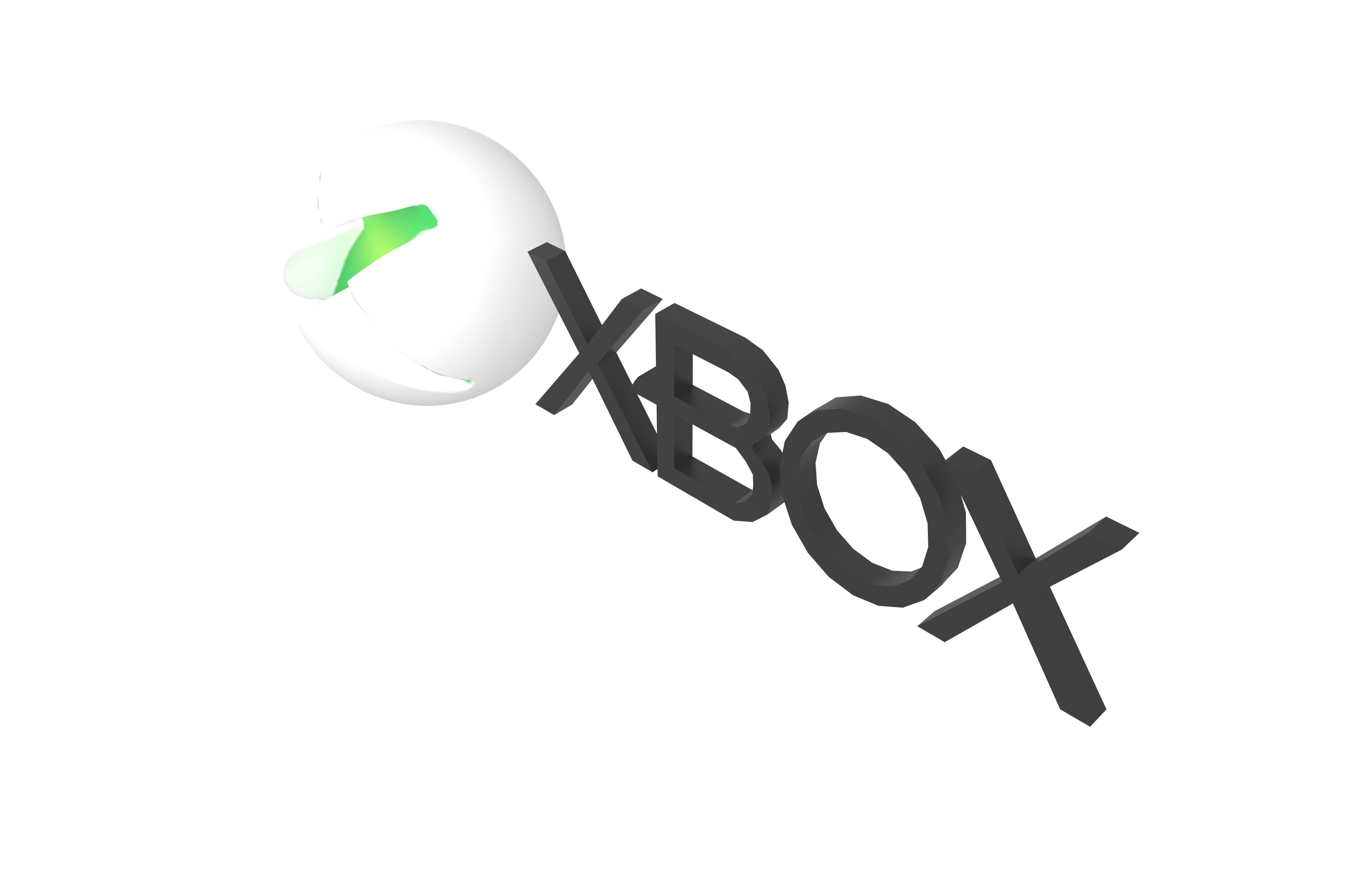 Xbox 2013 Logo v1 003 Free low-poly 3D model_2