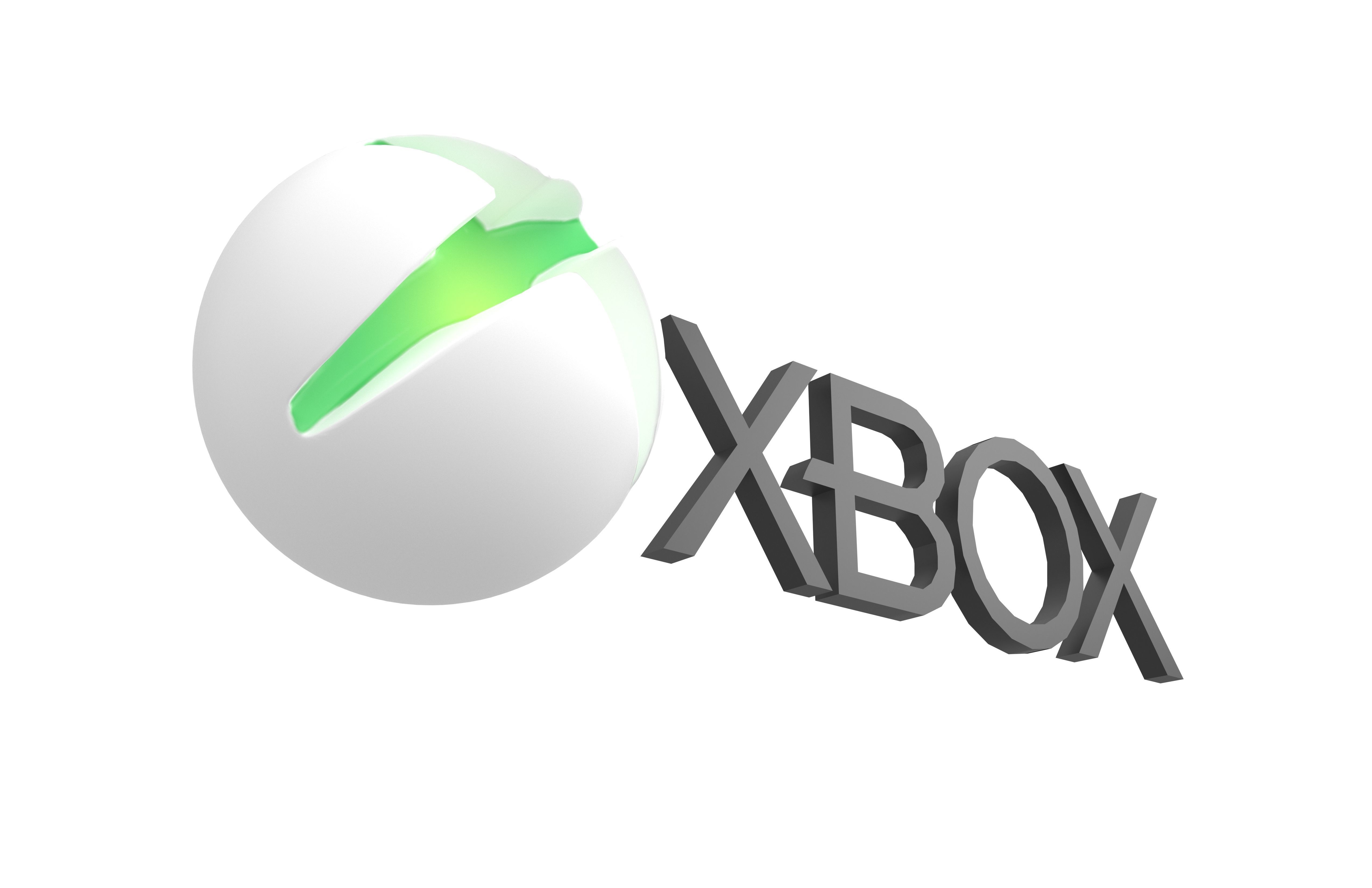 Xbox 2013 Logo v1 003 Free low-poly 3D model_3