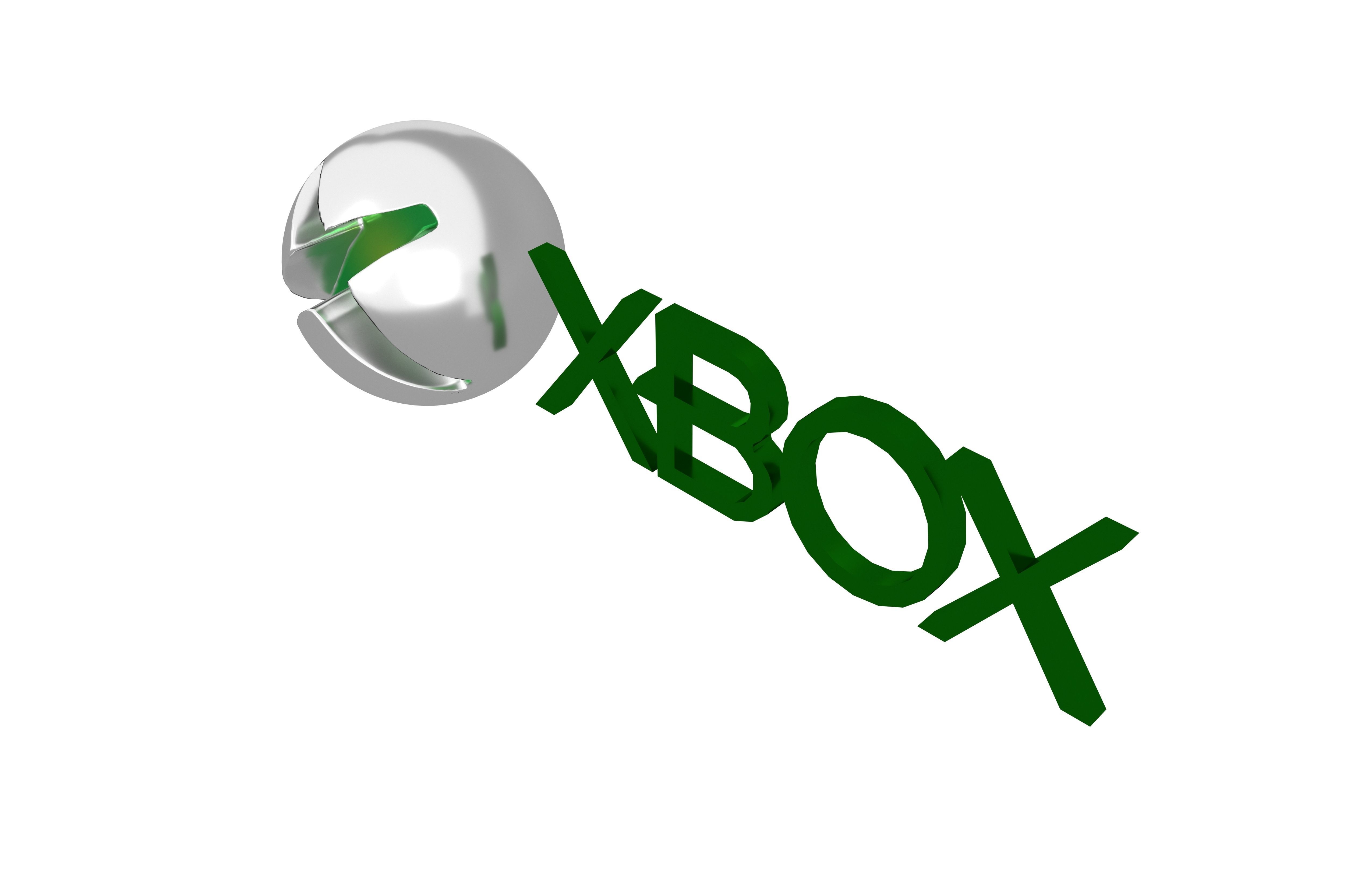 Xbox 2013 Logo v1 004 Free low-poly 3D model_2