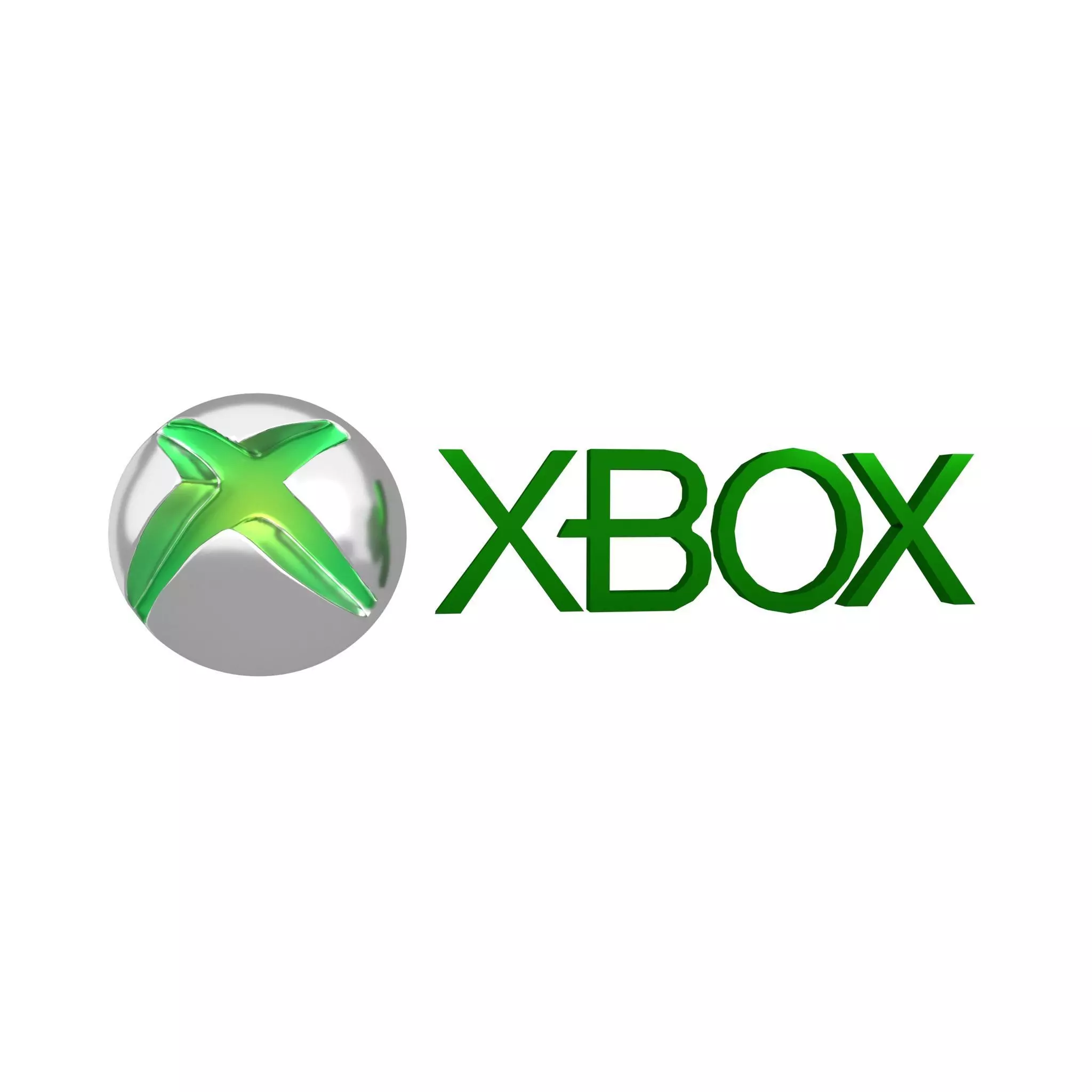 Xbox 2013 Logo v1 004 Free low-poly 3D model_0