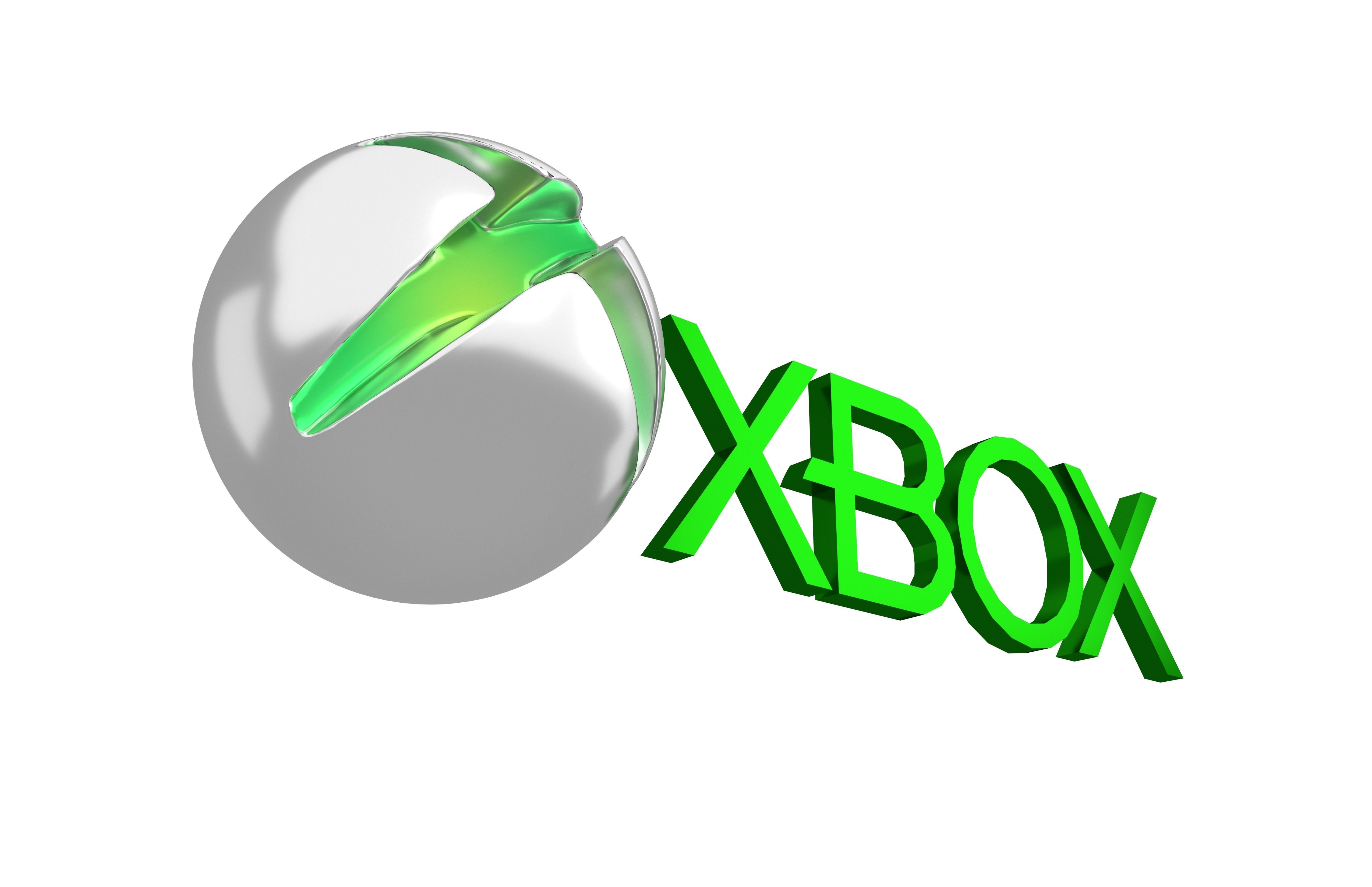 Xbox 2013 Logo v1 004 Free low-poly 3D model_3