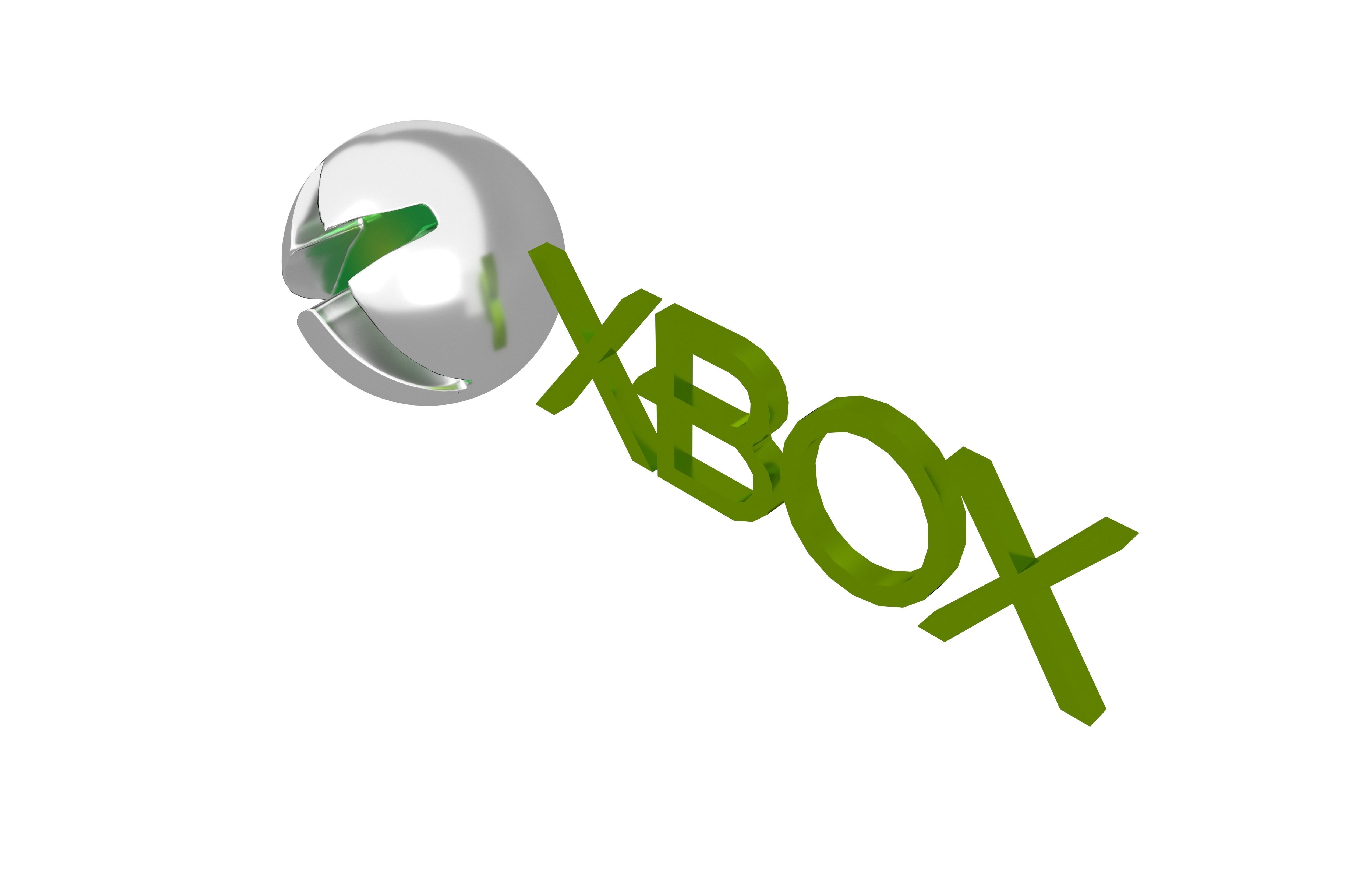 Xbox 2013 Logo v1 005 Free low-poly 3D model_2