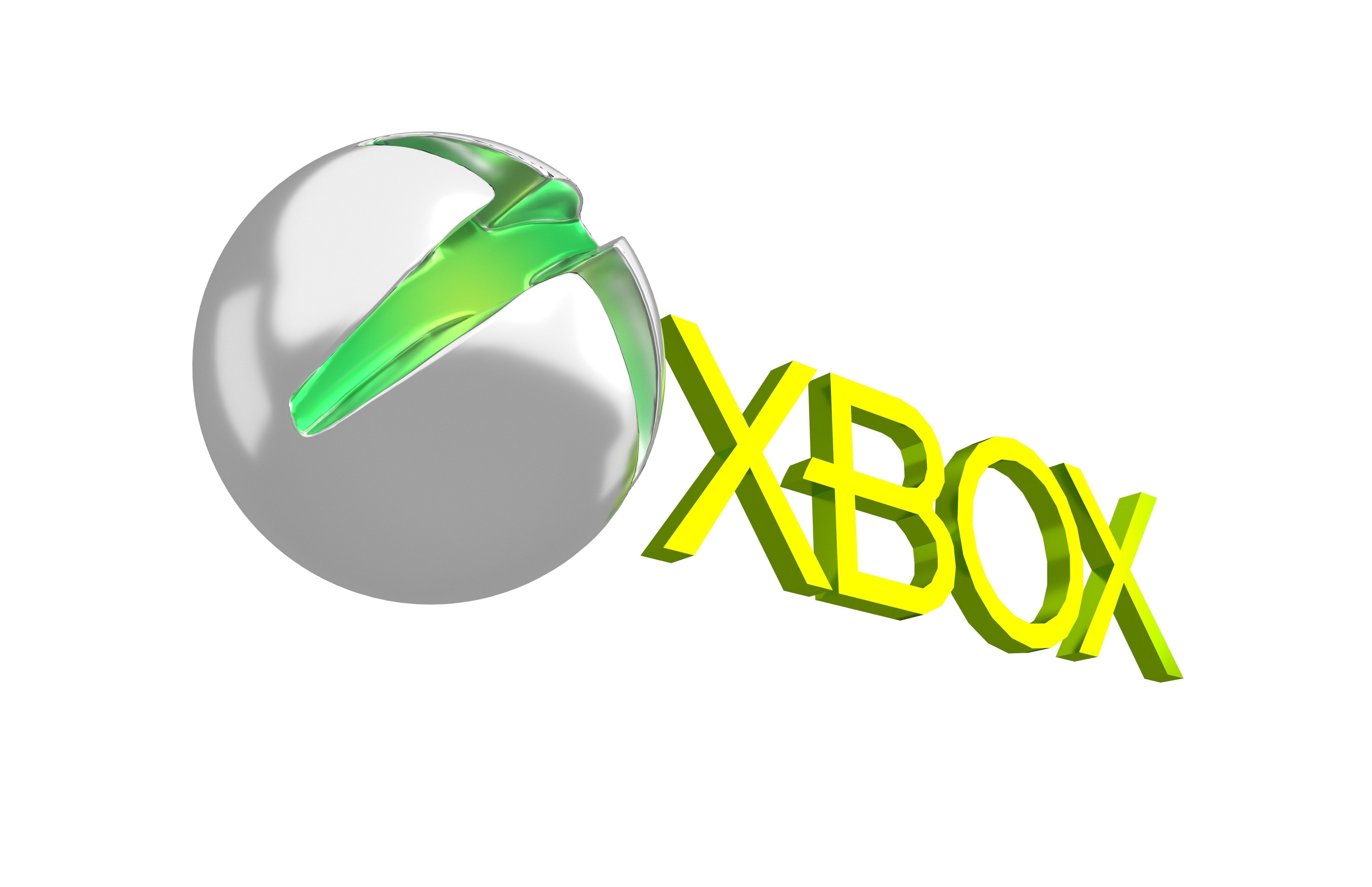 Xbox 2013 Logo v1 005 Free low-poly 3D model_3