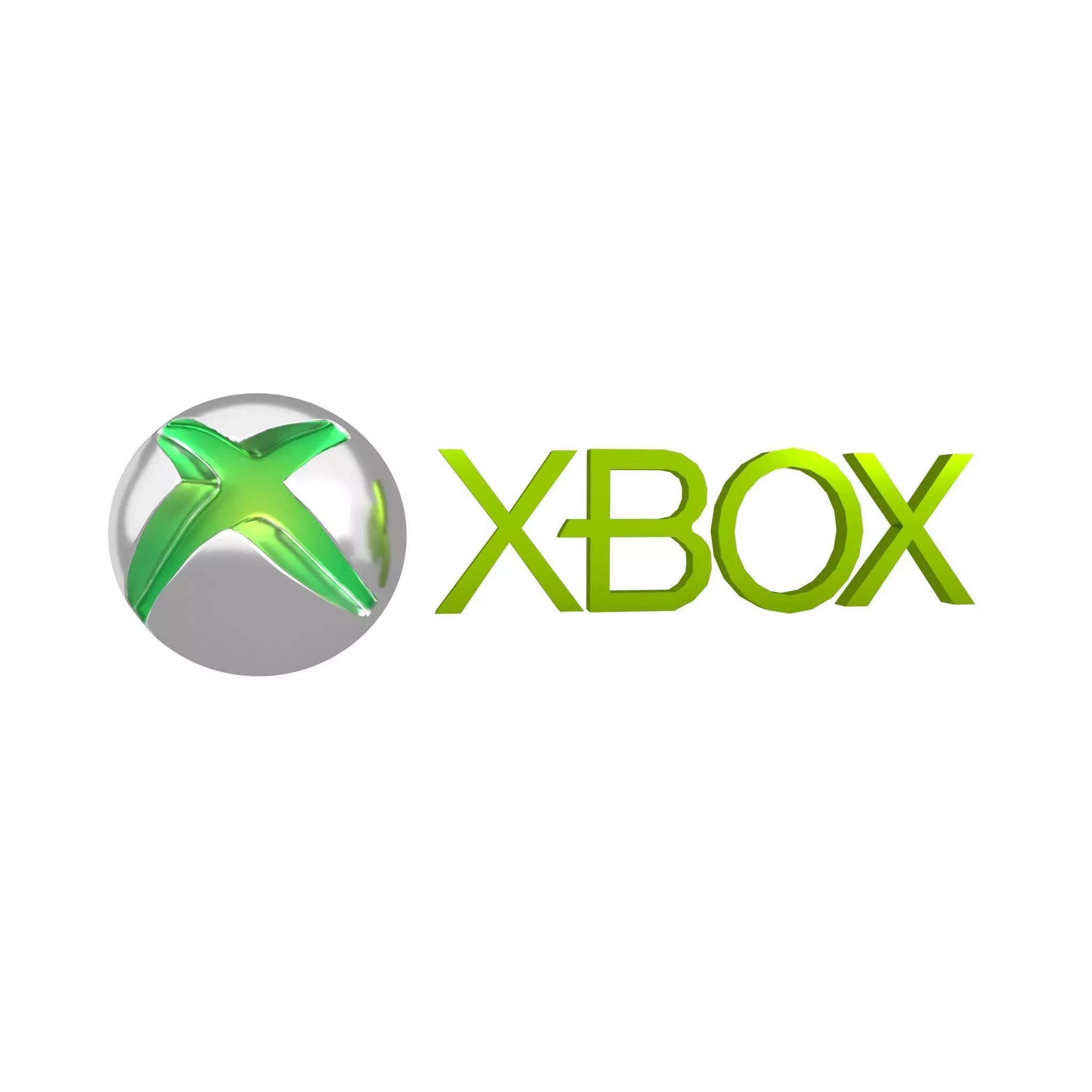 Xbox 2013 Logo v1 005 Free low-poly 3D model_0