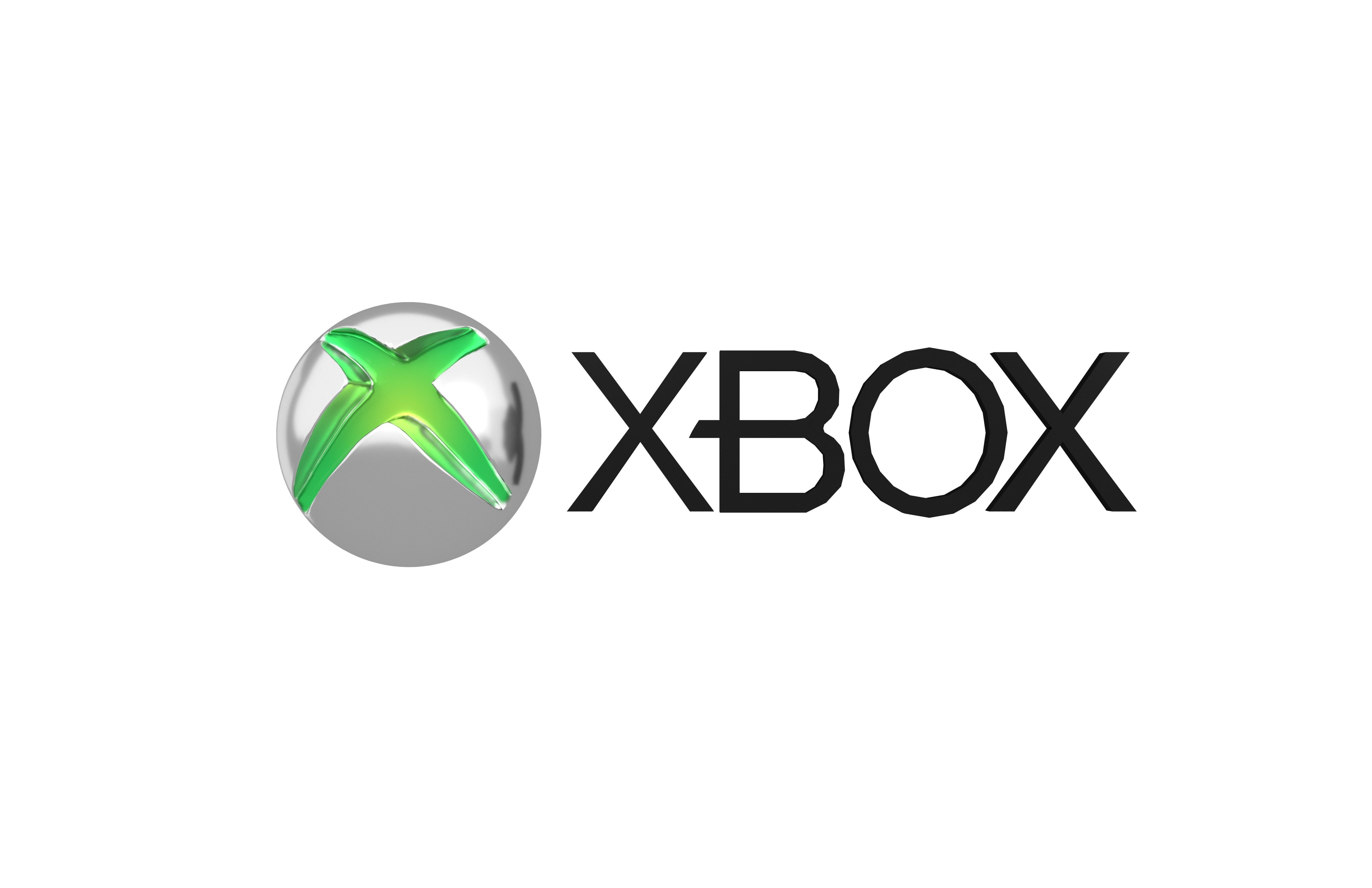 Xbox 2013 Logo v1 006 Free low-poly 3D model_1