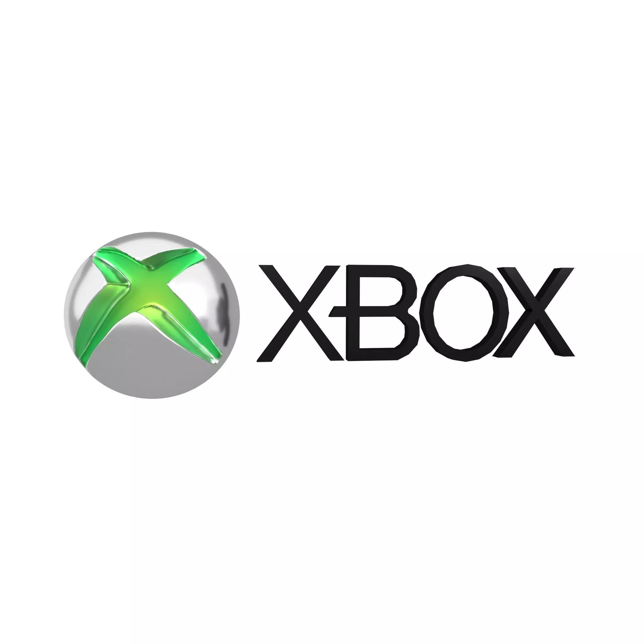 Xbox 2013 Logo v1 006 Free low-poly 3D model_0