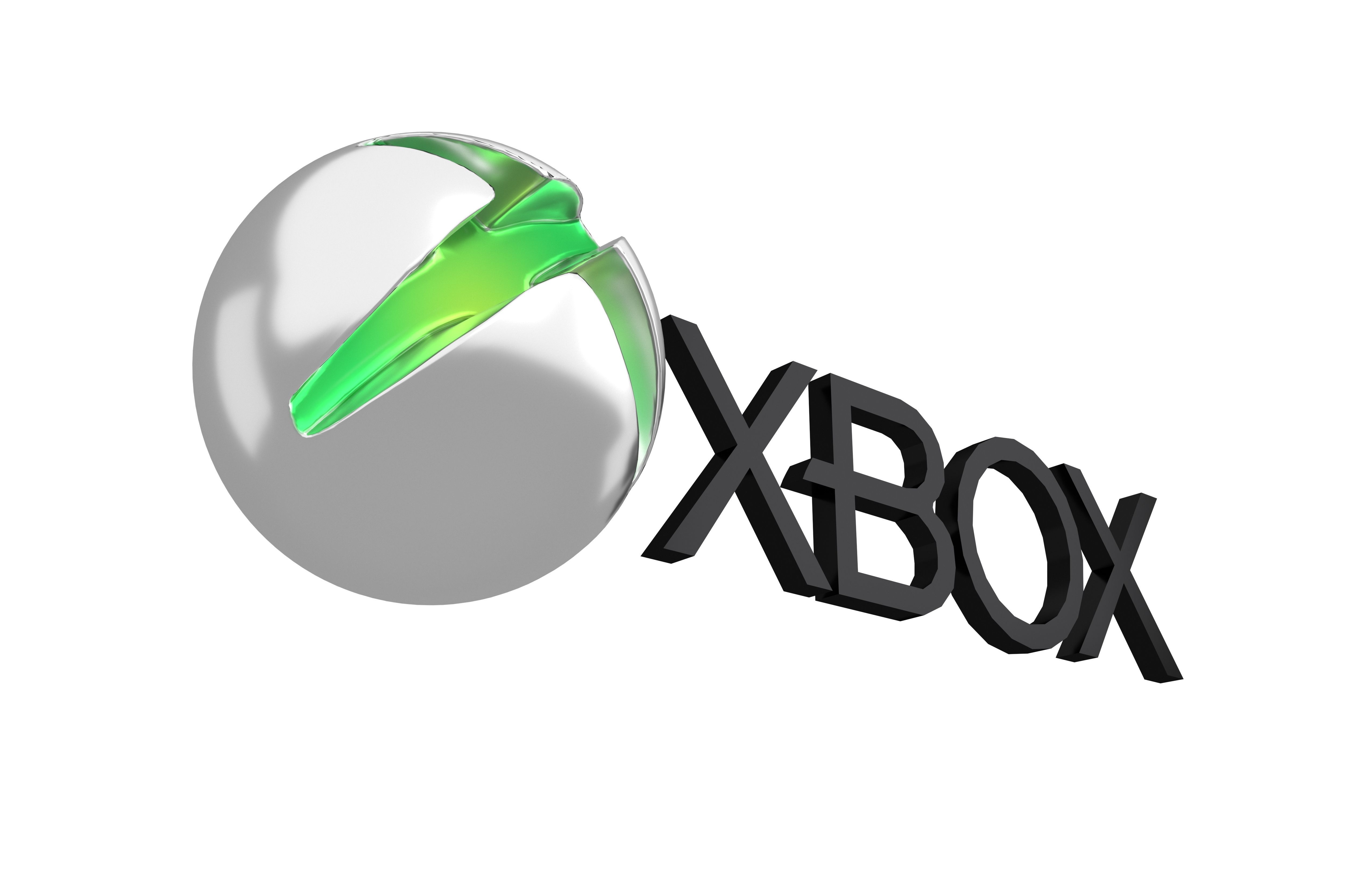 Xbox 2013 Logo v1 006 Free low-poly 3D model_3