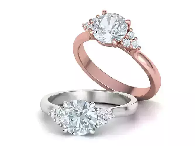 Paradise Engagement Ring Many Finger Sizes