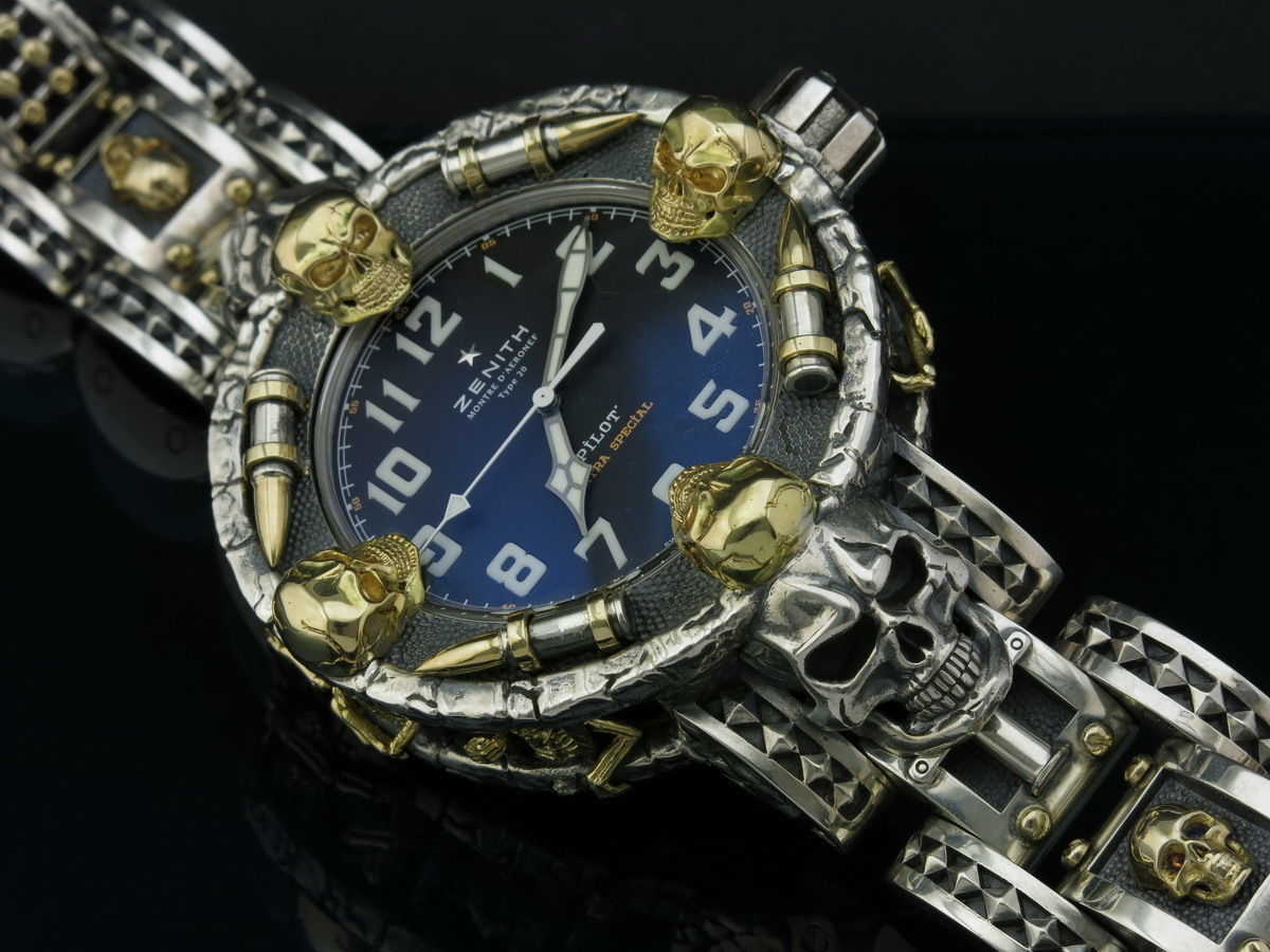 Exclusive clock with skeletons in prison 3D print model_5