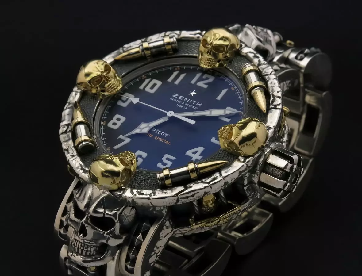 Exclusive clock with skeletons in prison 3D print model_0