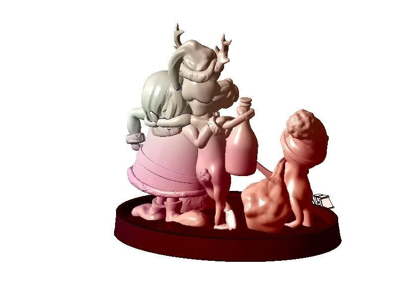 Santa Claus 3D model 3D print model_2