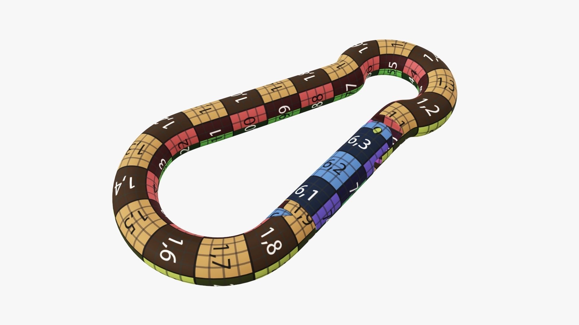 Snap hook carbine 3D model_13