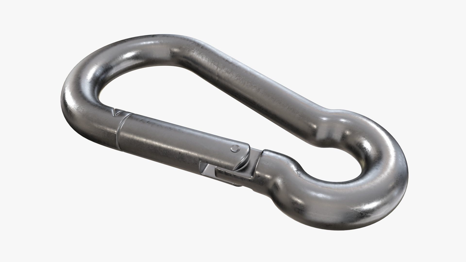 Snap hook carbine 3D model_2