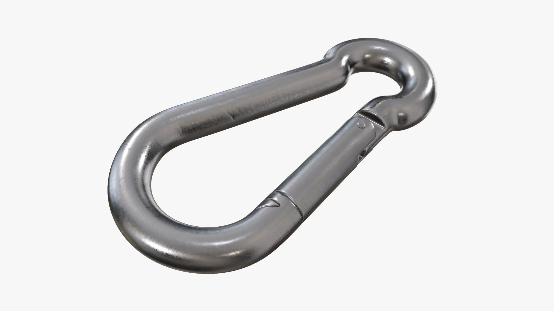 Snap hook carbine 3D model_3