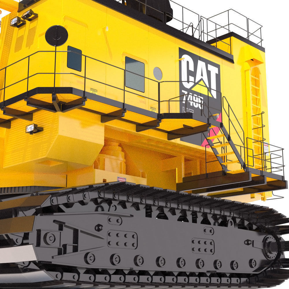 Rope Shovel Cat 7495HF 3D model_18