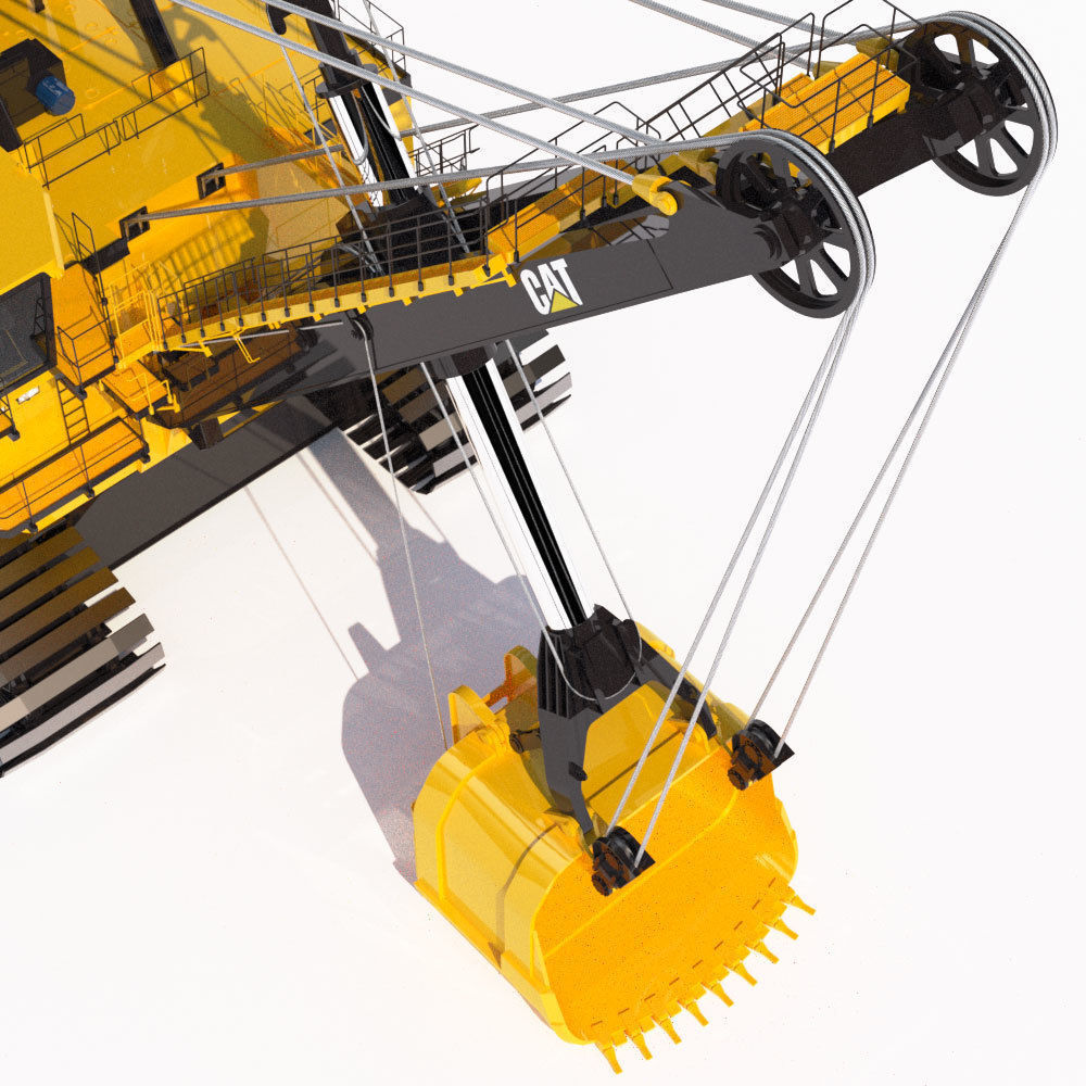 Rope Shovel Cat 7495HF 3D model_11