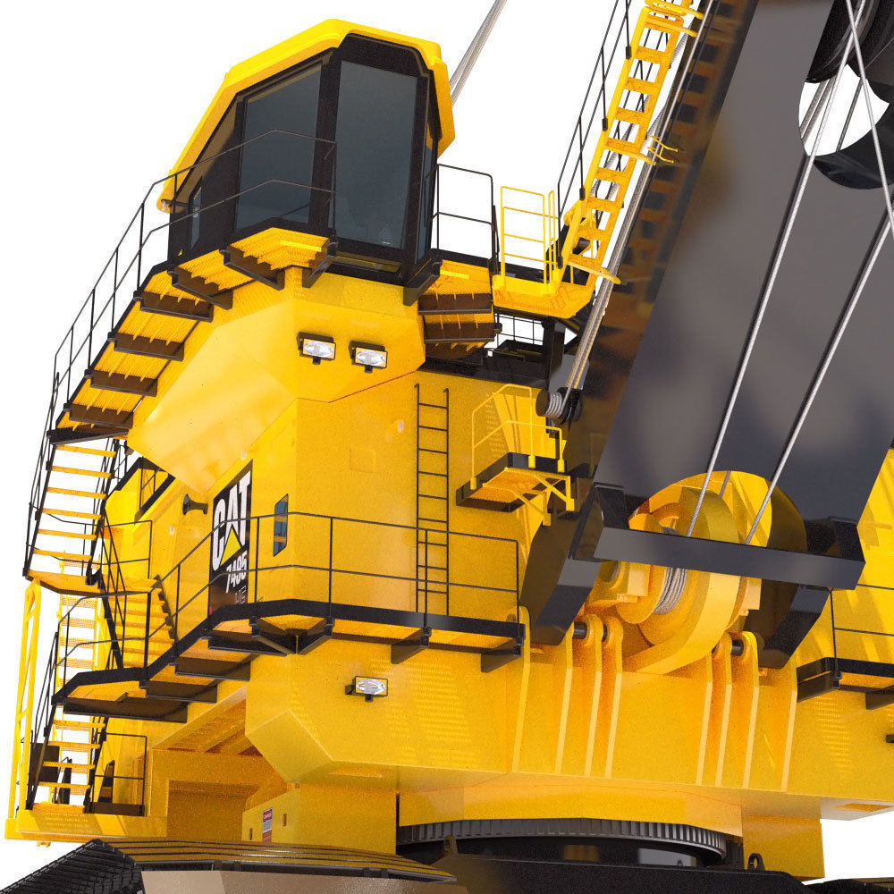 Rope Shovel Cat 7495HF 3D model_17