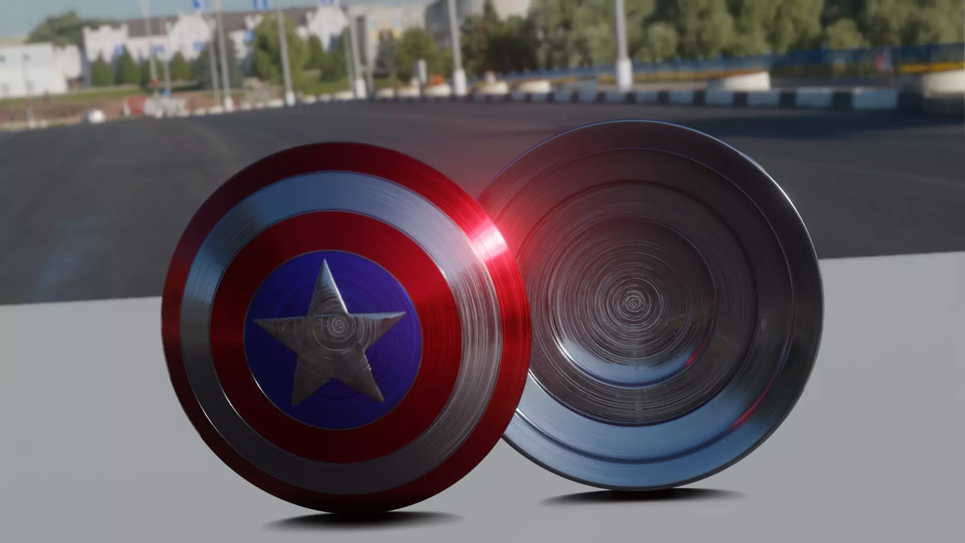 Captain America Shield 3D print model