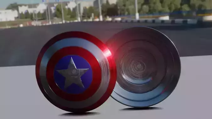 Captain America Shield 3D print model