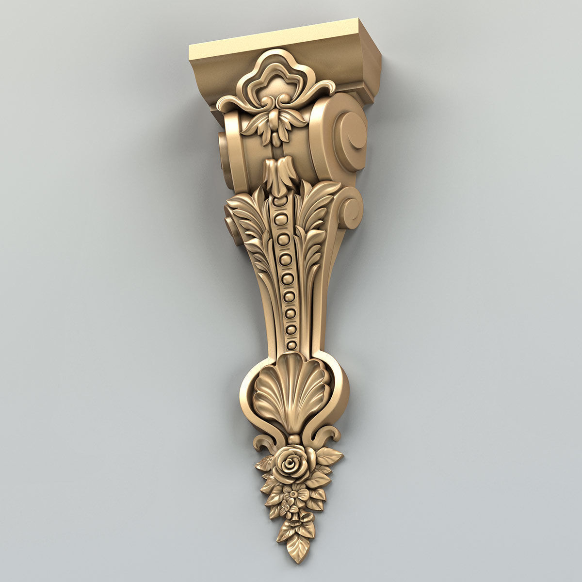 Corbel 014 3D model_4