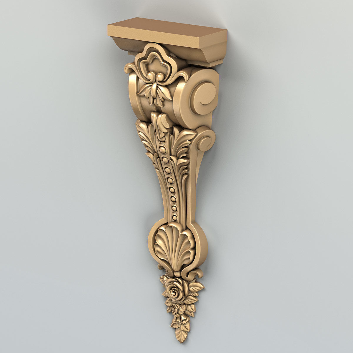 Corbel 014 3D model_2