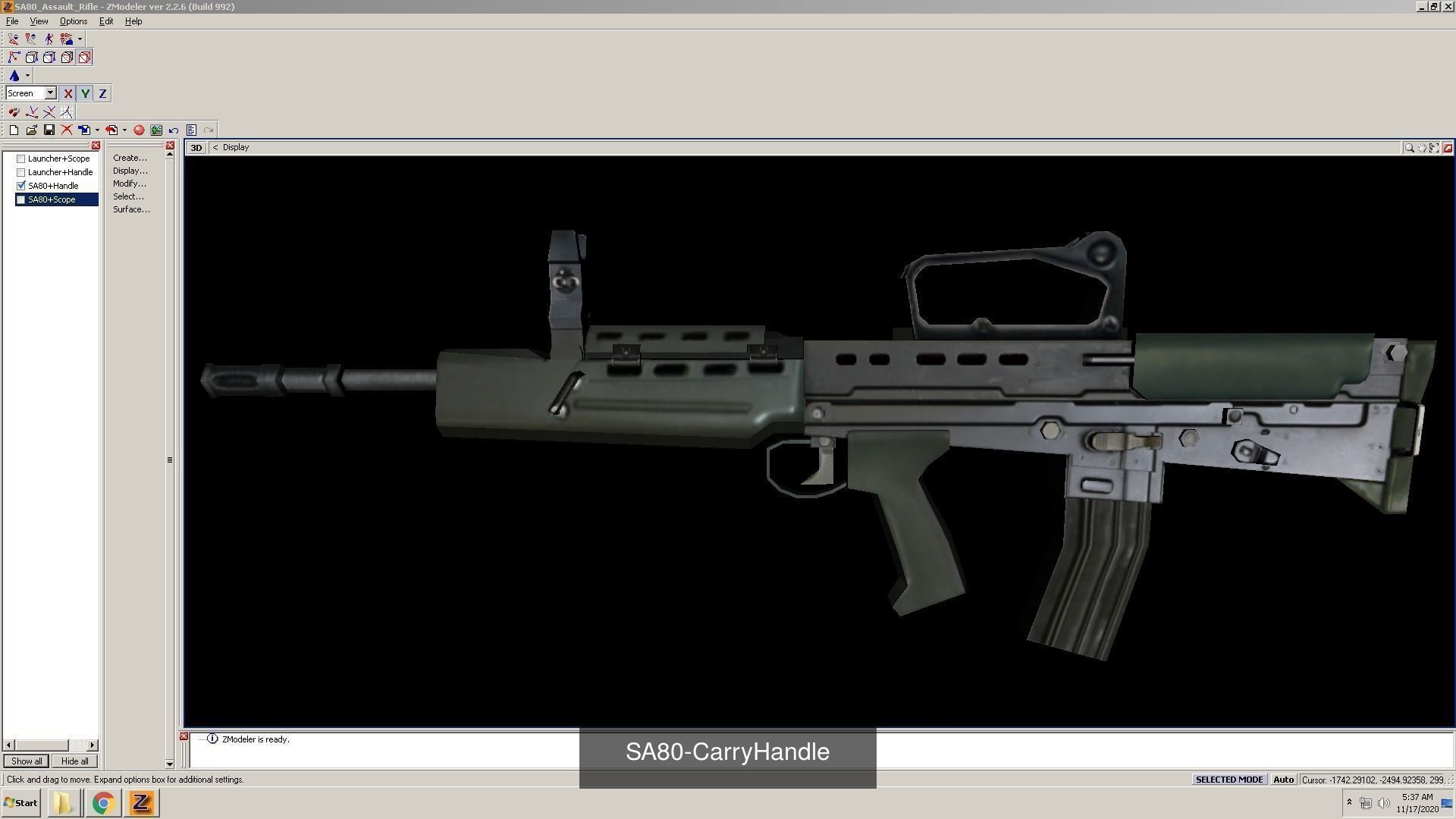 SA80-Assault-Rifle weapons pack 3D Model Collection_4