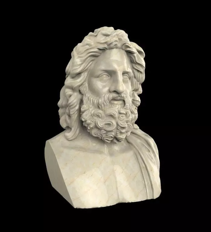 Zeus of Otricoli statue 3D print model_0