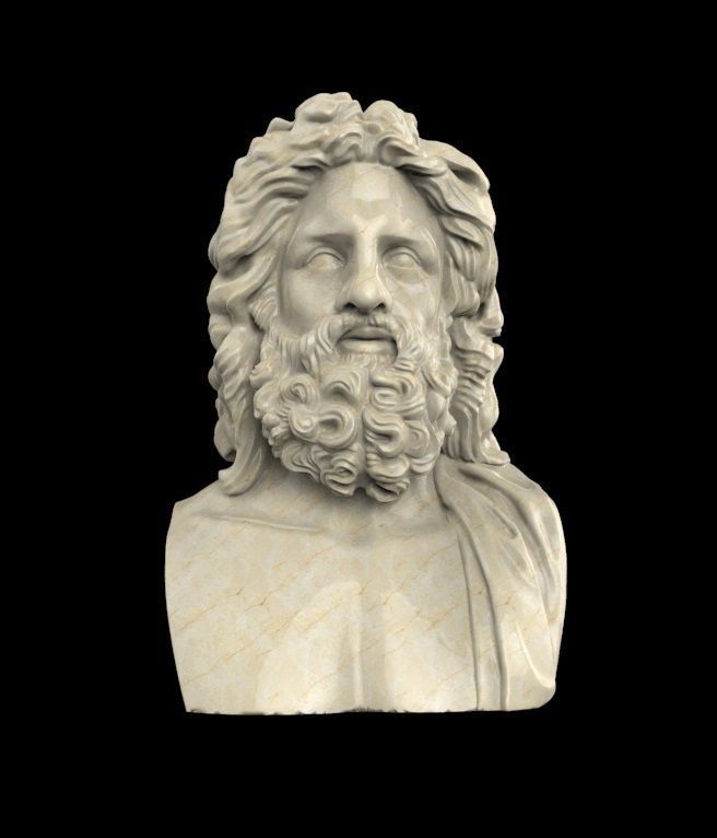 Zeus of Otricoli statue 3D print model_1