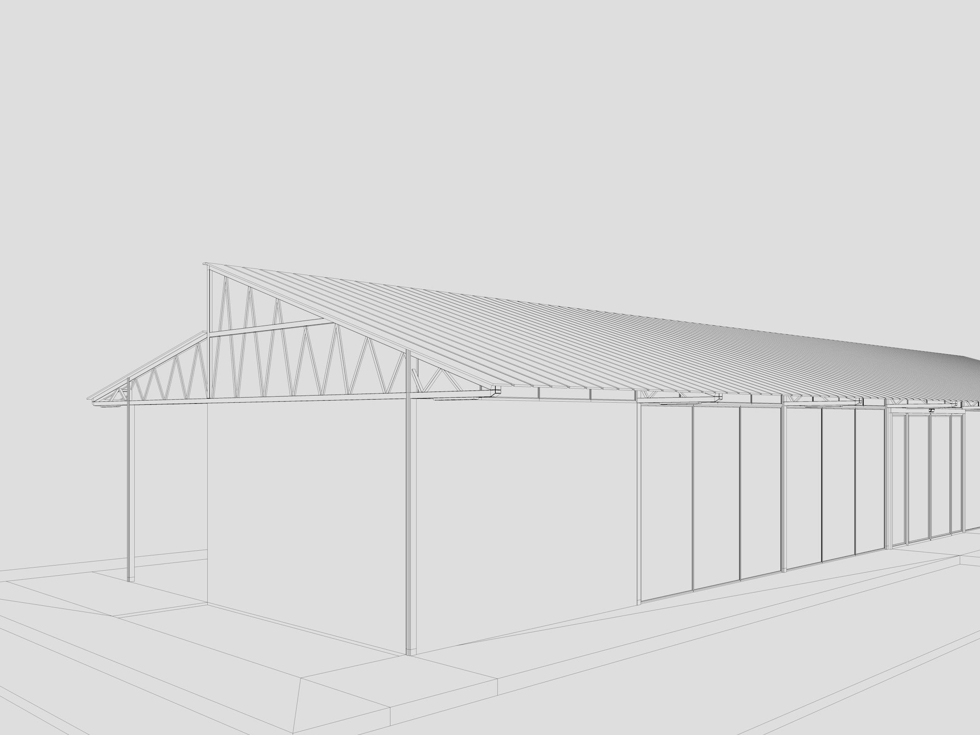 Modern Event Hall 3D model_20