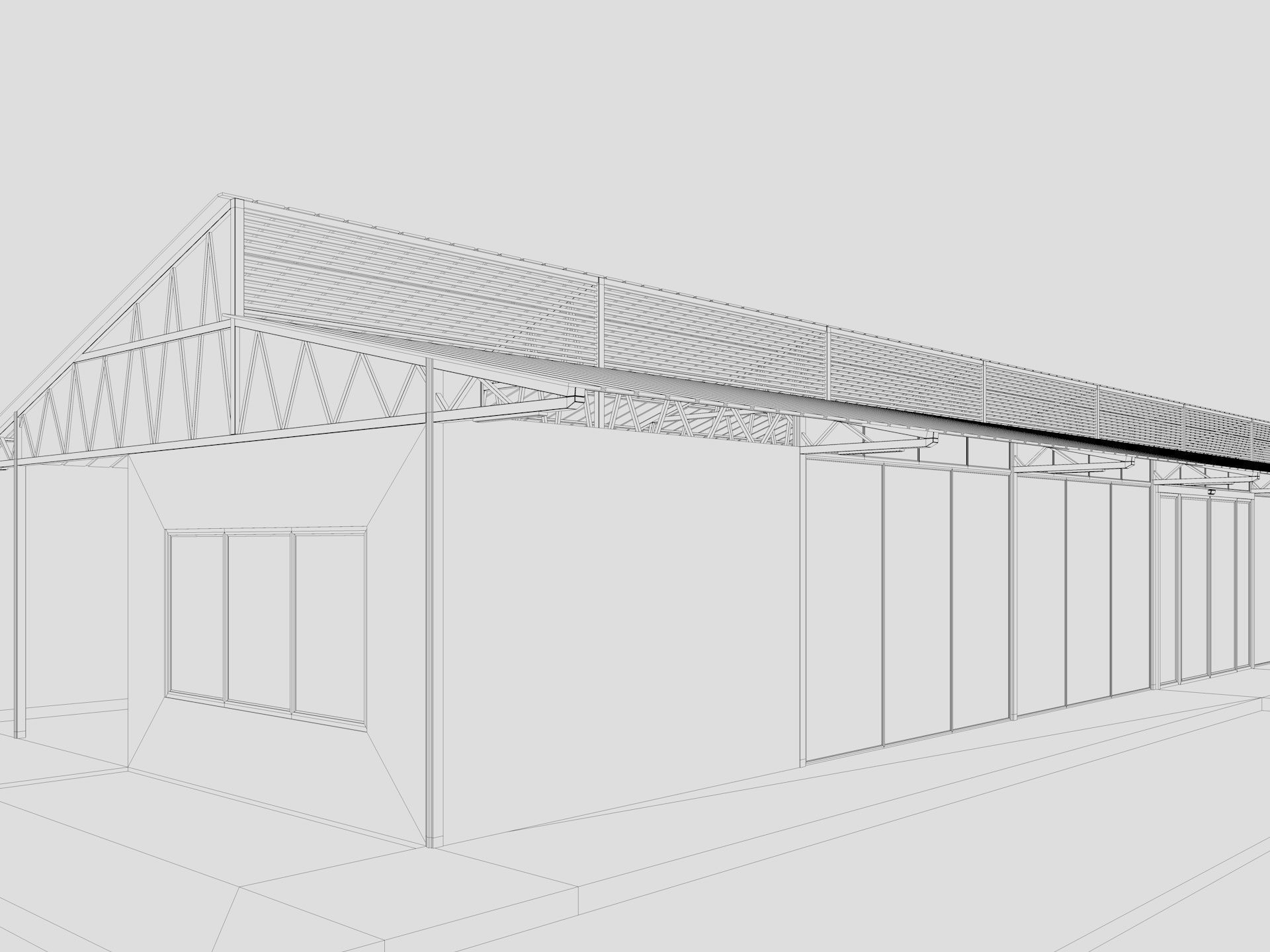 Modern Event Hall 3D model_18