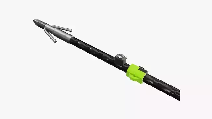 Fishing carbon arrow 3D model