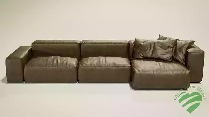 NeoWall Leather Sofa