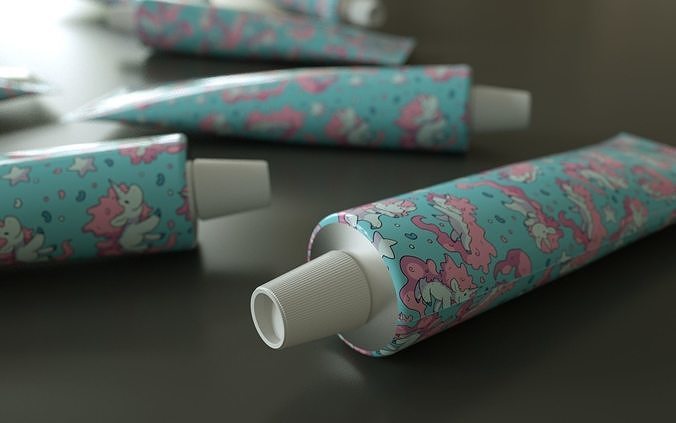 ToothPaste Tube 3D model